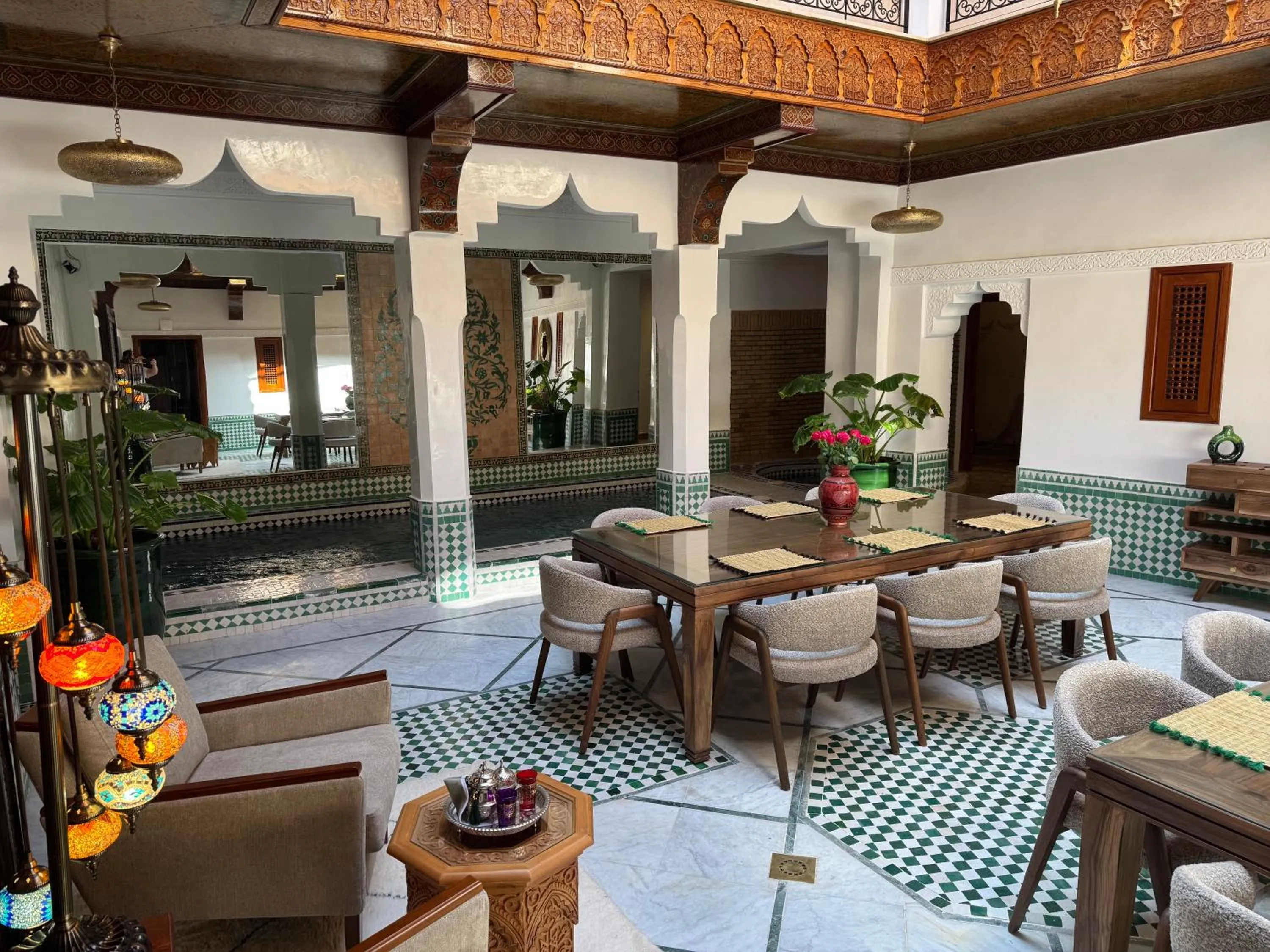 Patio in Riad Atlas Acacia