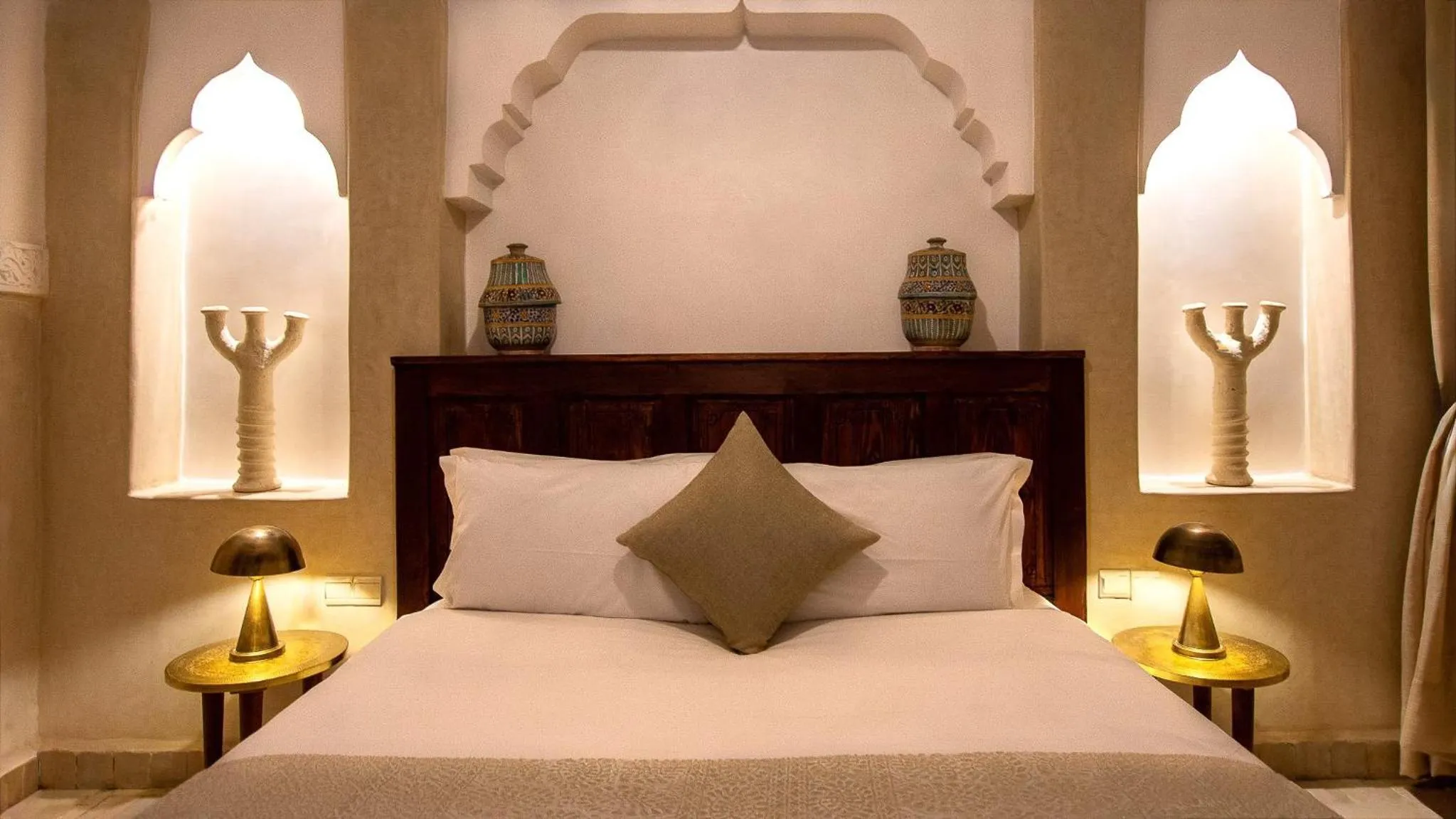 Bedroom, Bed in Riad Atlas Acacia