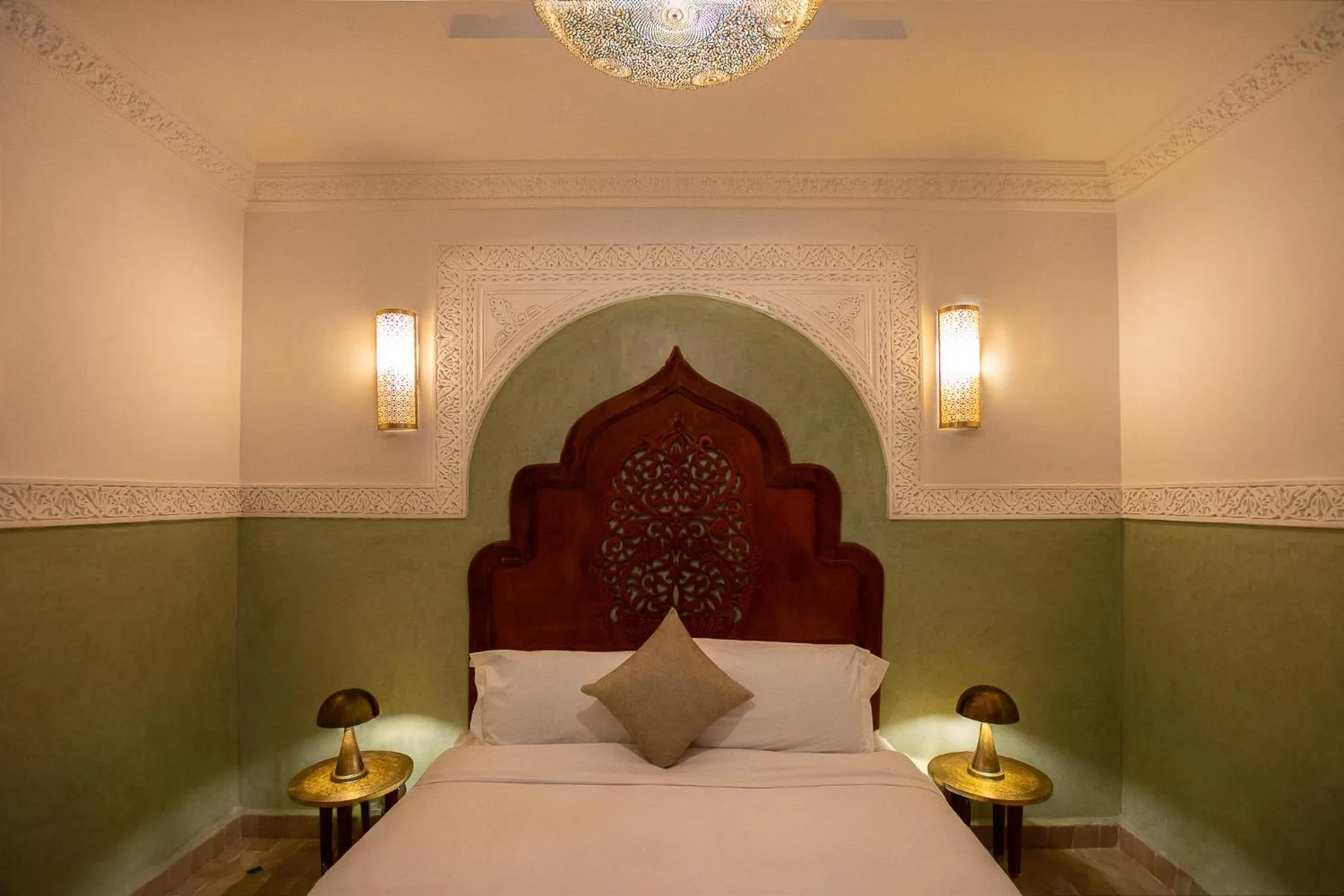 Bedroom, Bed in Riad Atlas Acacia