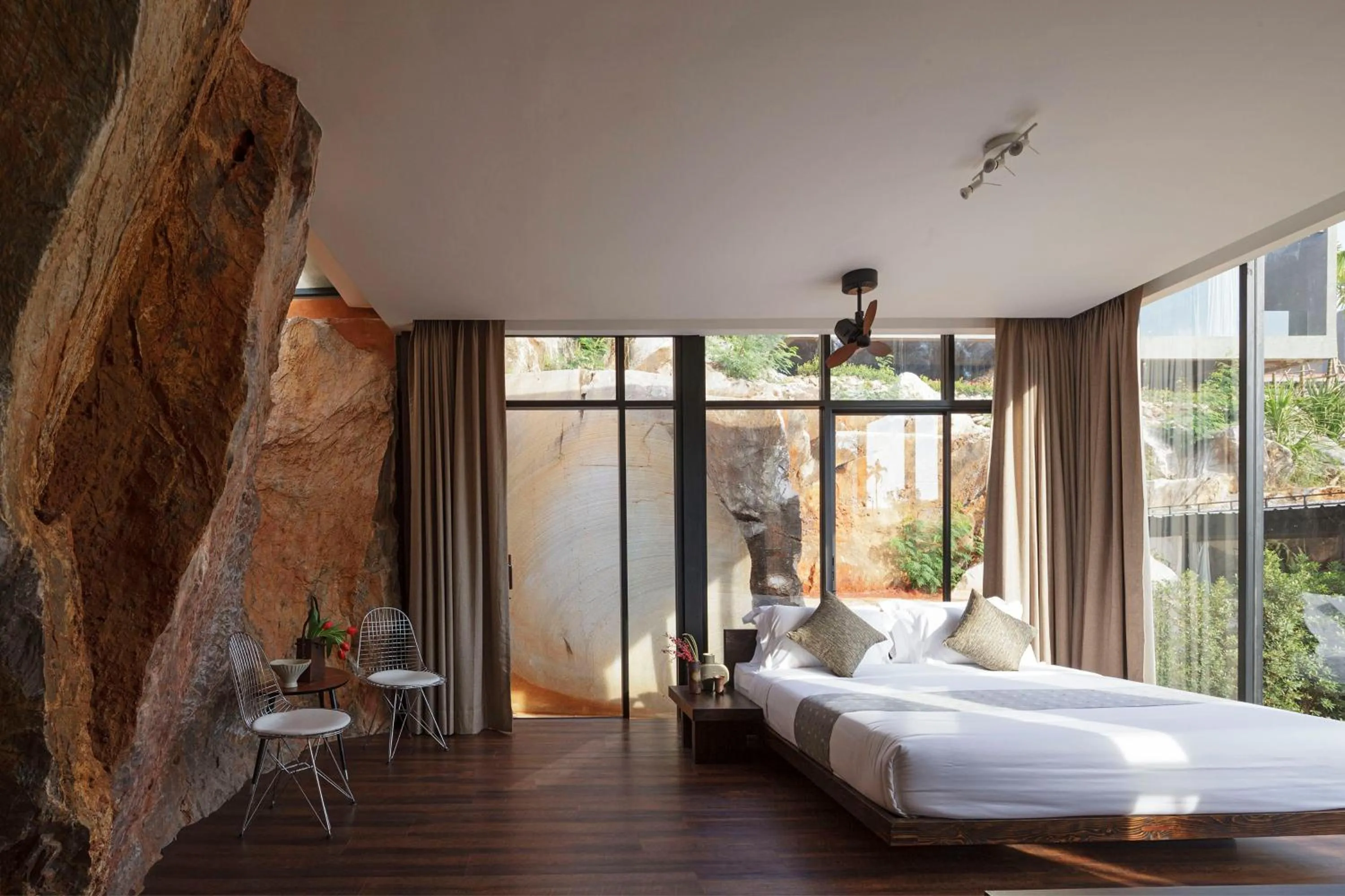 Bed in Nhapha Khaoyai Resort