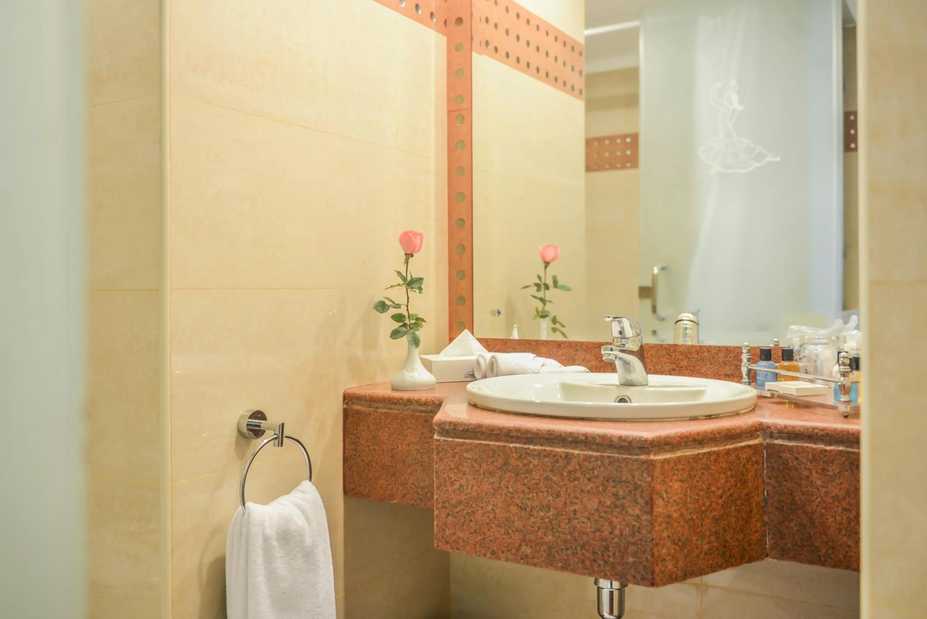 Bathroom in Hotel Flamenco Cairo