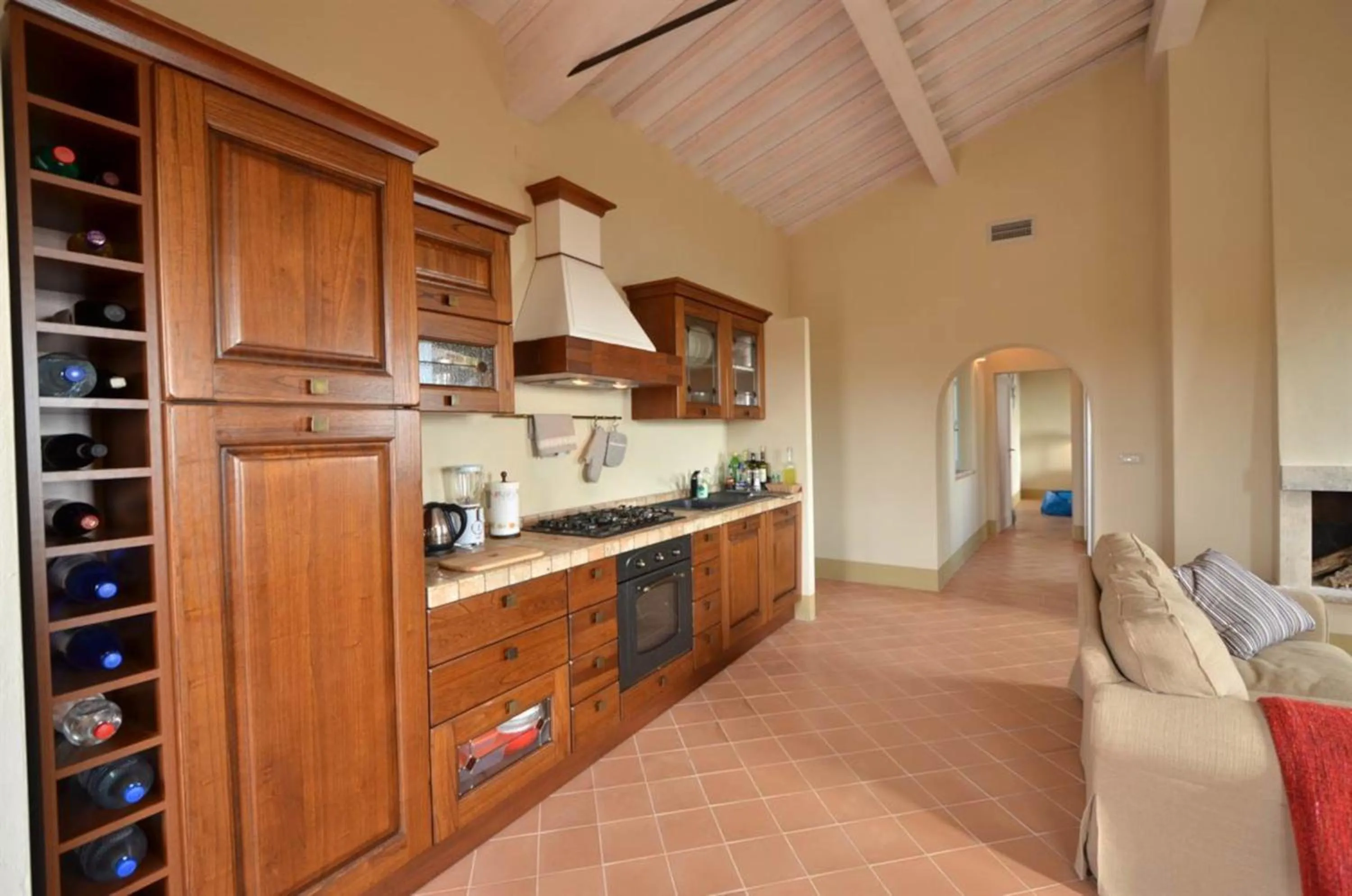 Kitchen or kitchenette in Cignella Resort