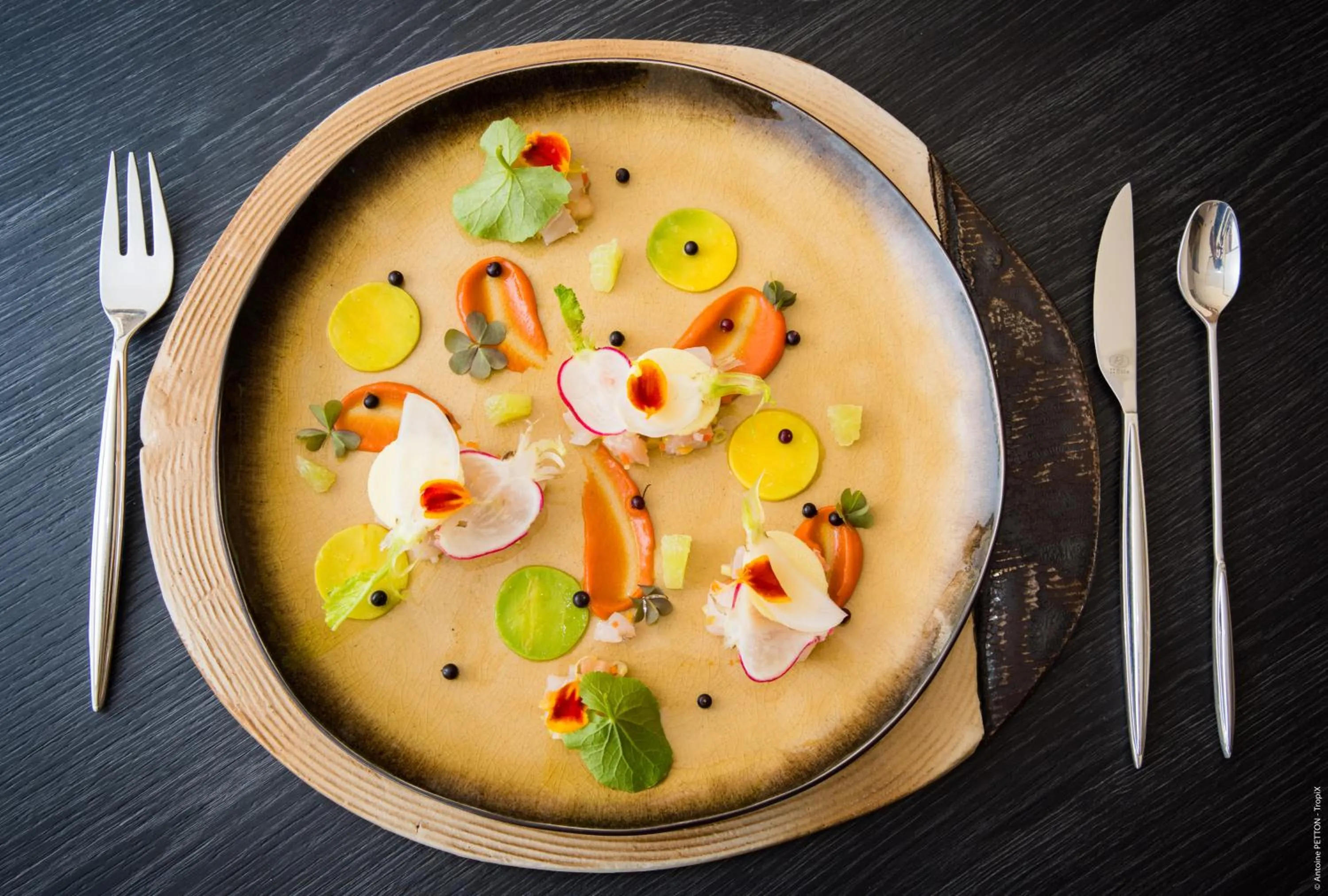 Food close-up in Simon Hotel