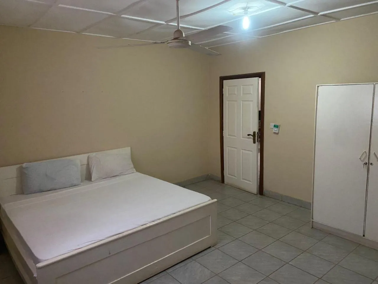 Bedroom, Bed in Harmony house apartments