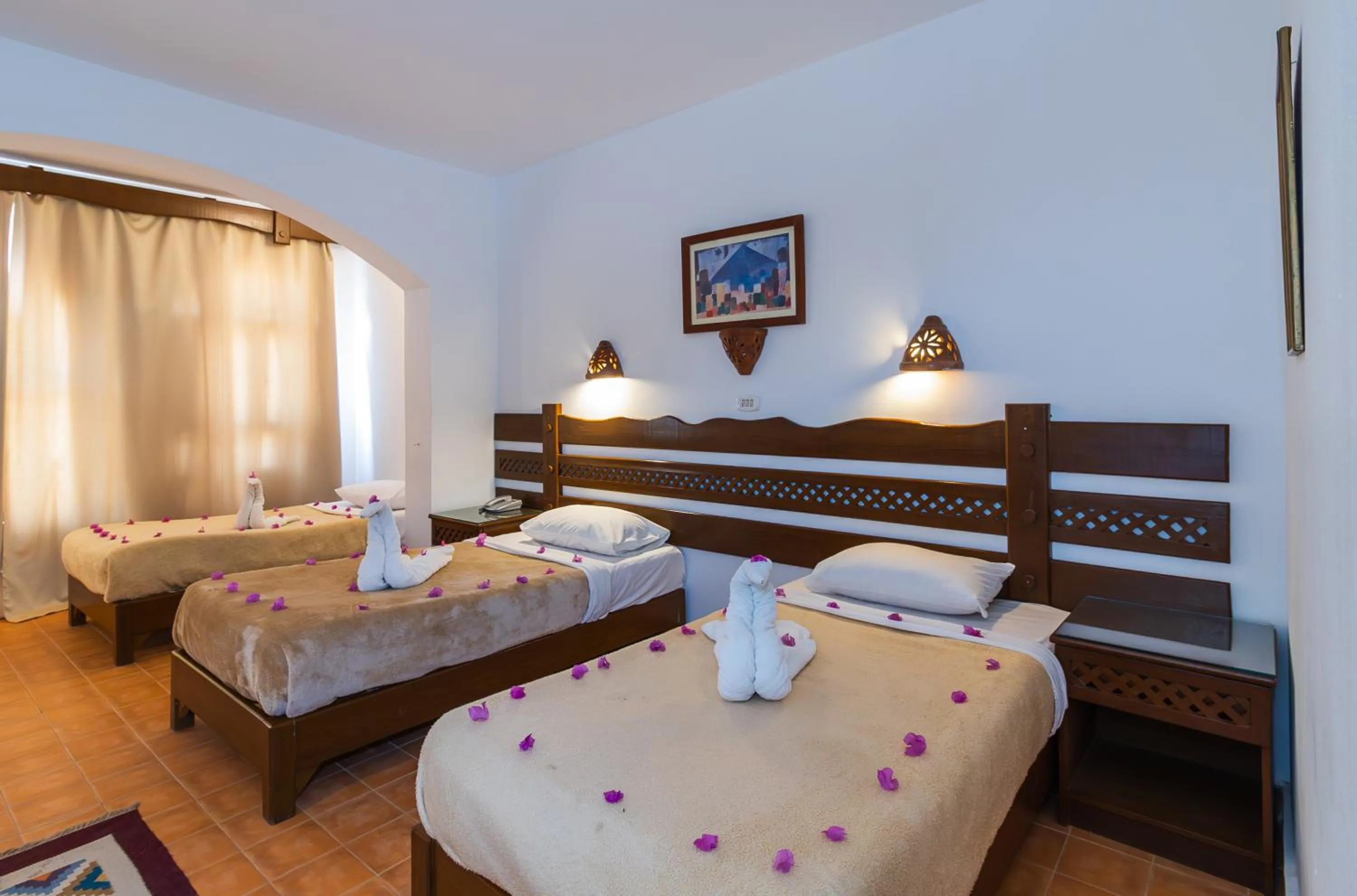 Standard Triple Room with Sea View in Daniela Diving Resort Dahab