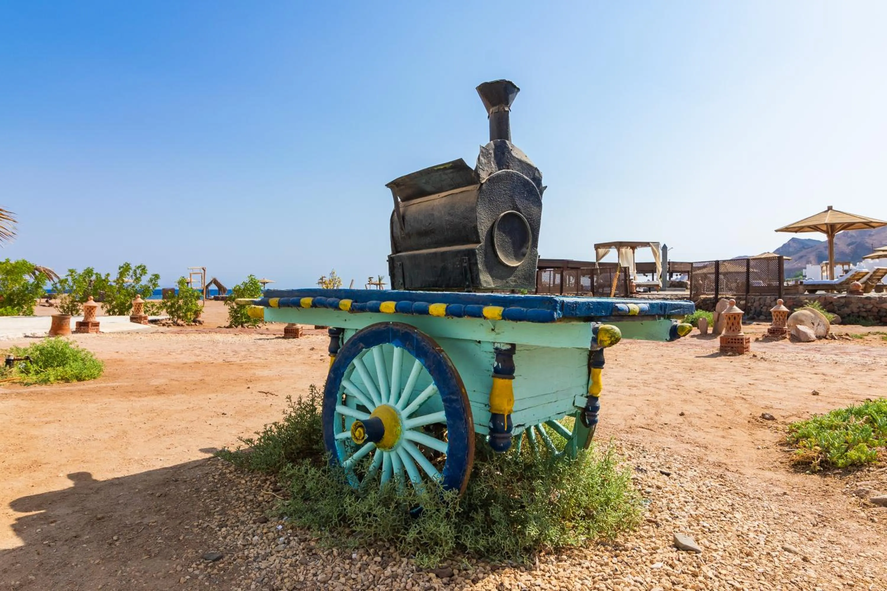 Decorative detail in Daniela Diving Resort Dahab