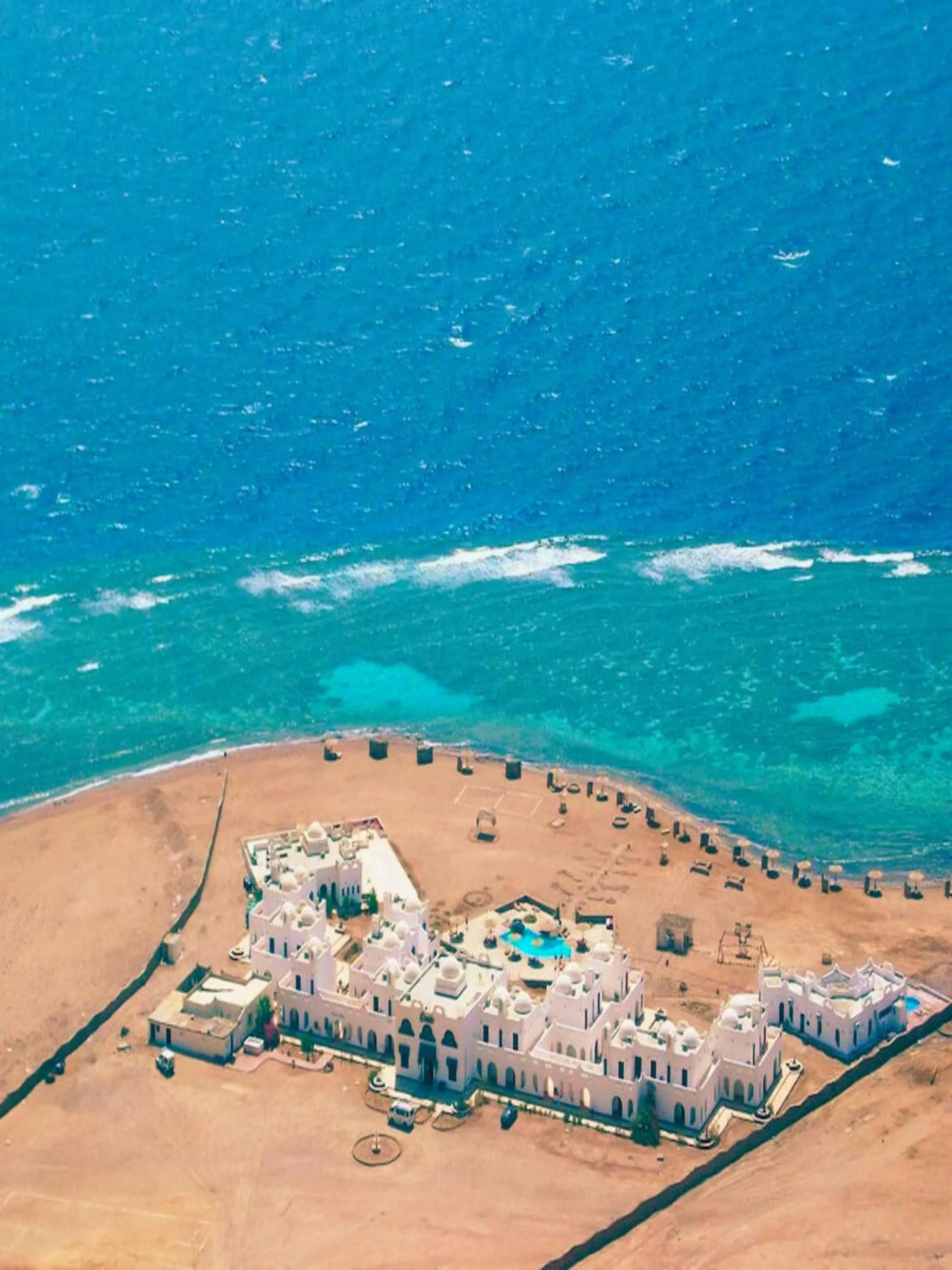Bird's eye view in Daniela Diving Resort Dahab