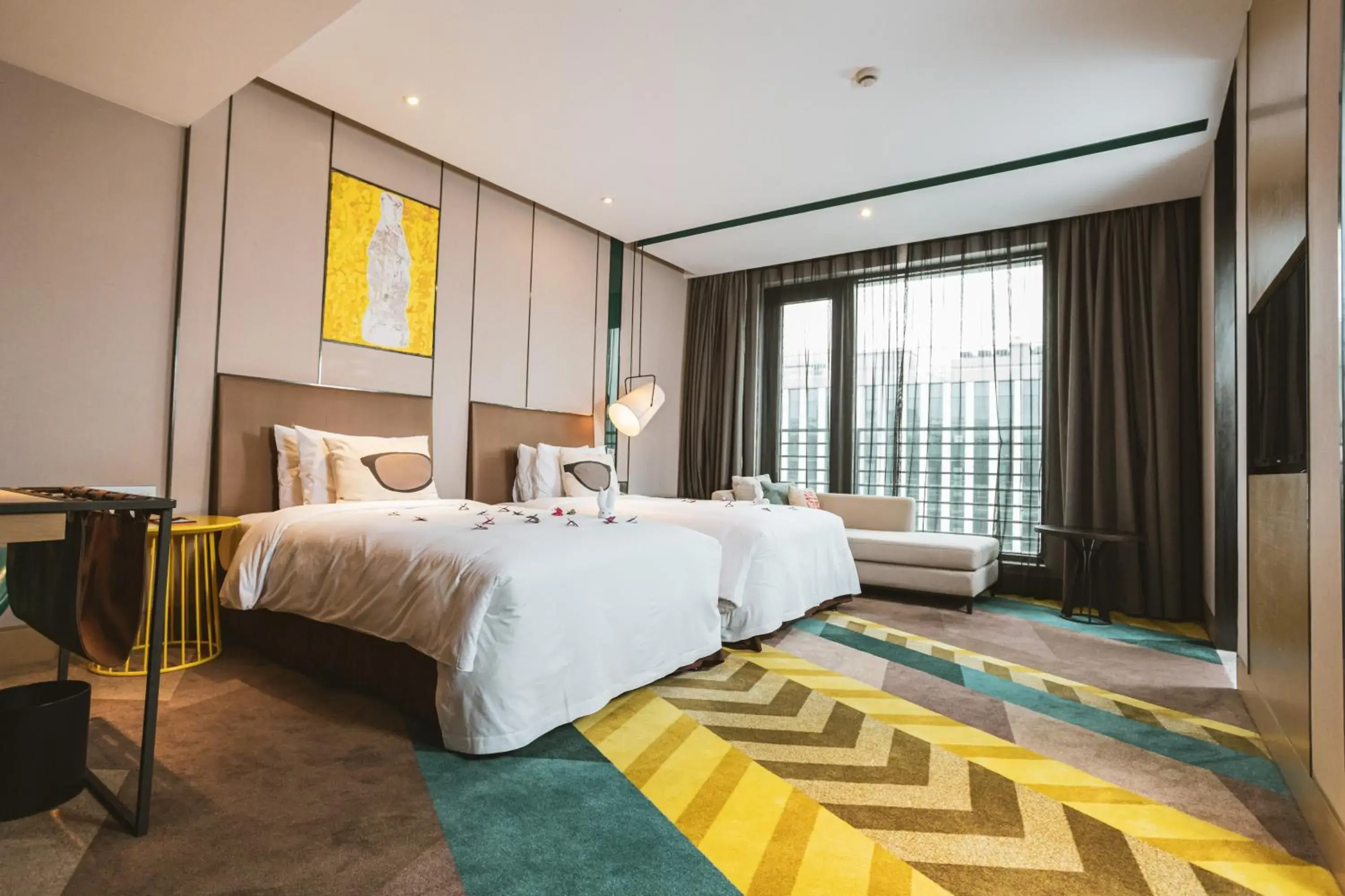 Superior Twin Room in MiniMax Premier Hotel Shanghai Hongqiao Superior Twin Room in MiniMax Premier Hotel Shanghai Hongqiao