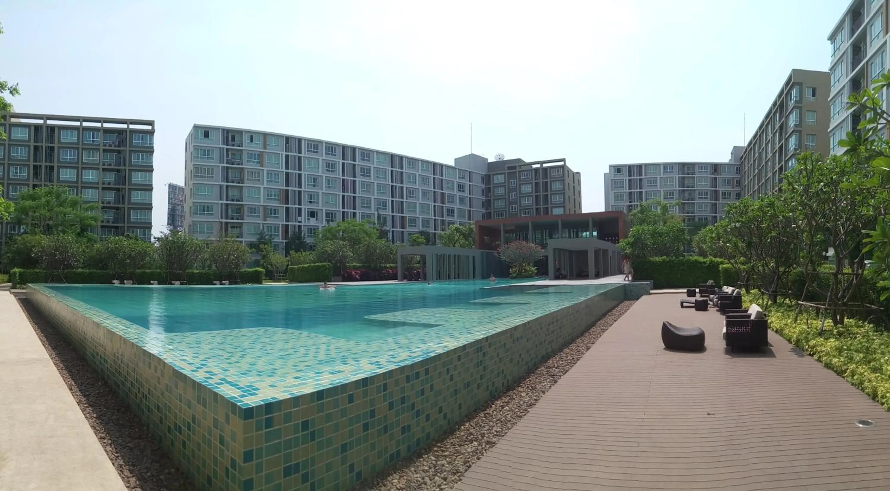 Swimming pool in D Condo Sign Chiang Mai R628
