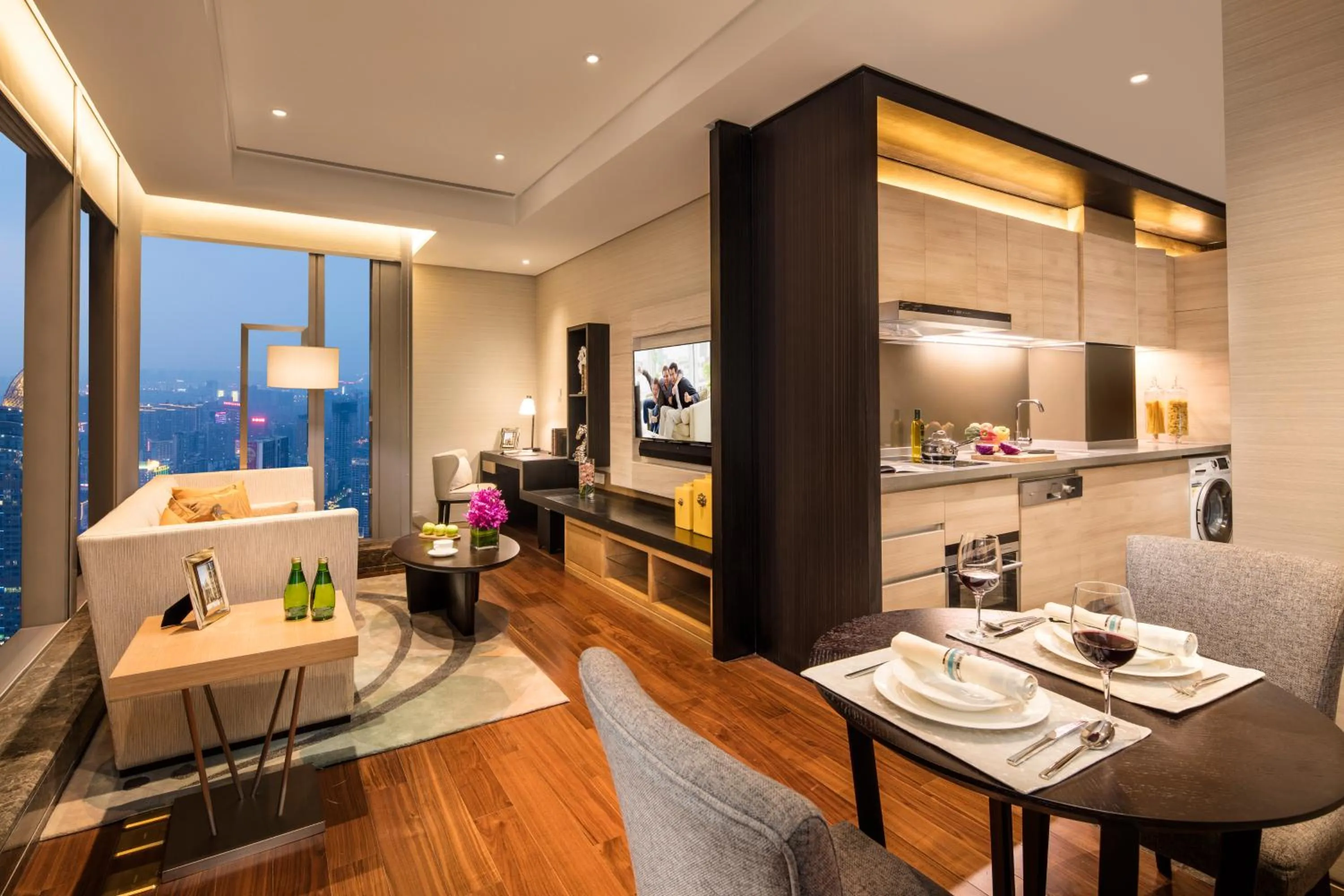 Living room in Ascott Central Wuxi