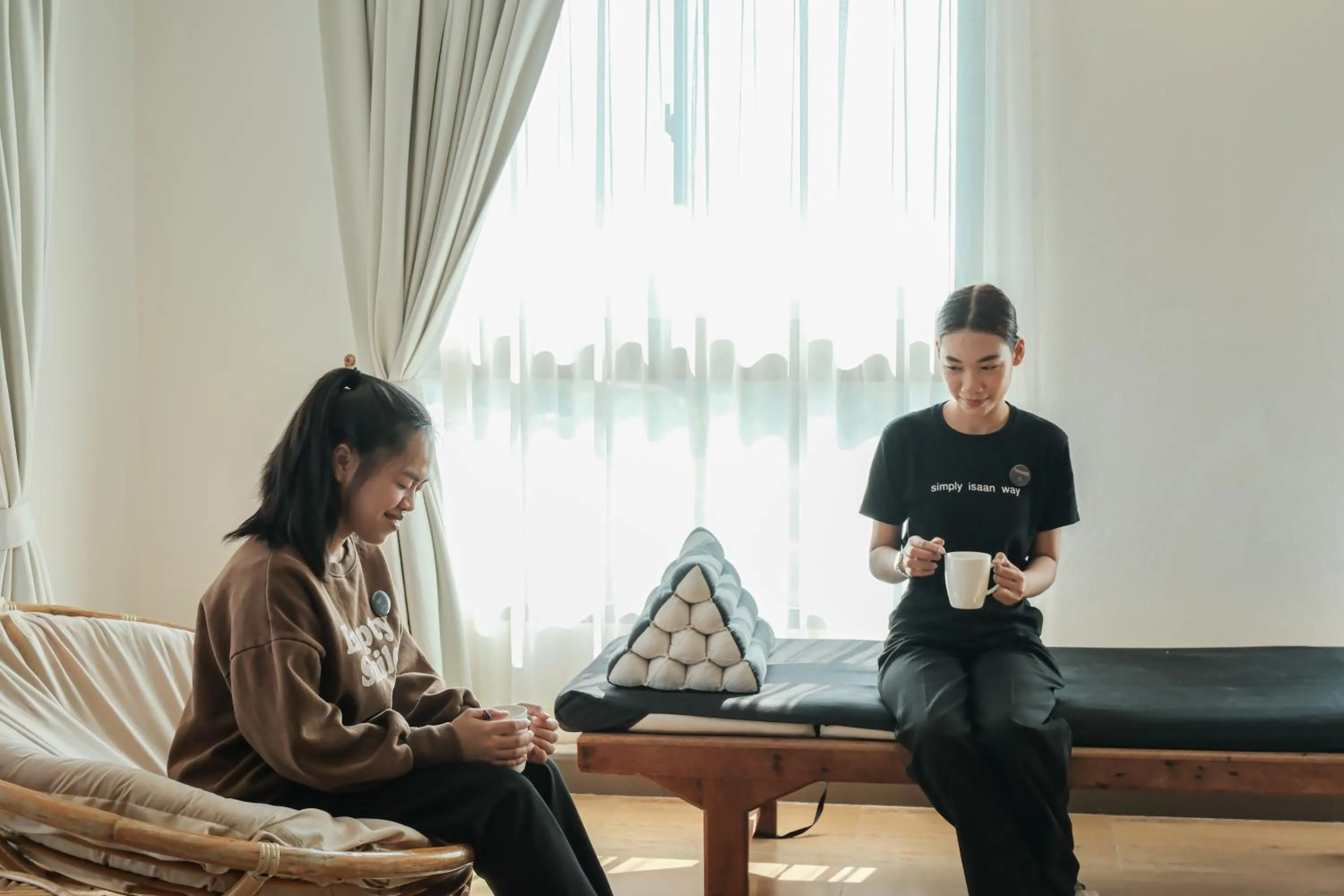 People in Brown House Hotel