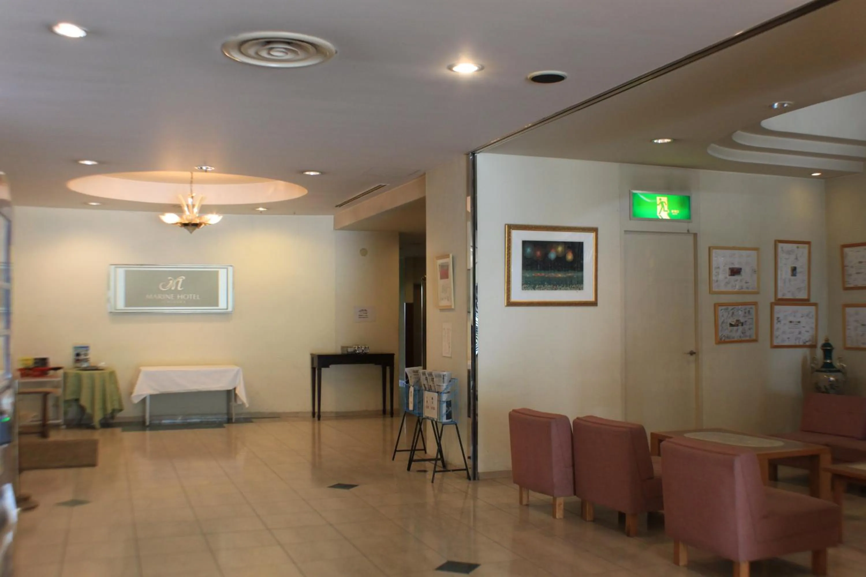 Decorative detail in Ichihara Marine Hotel