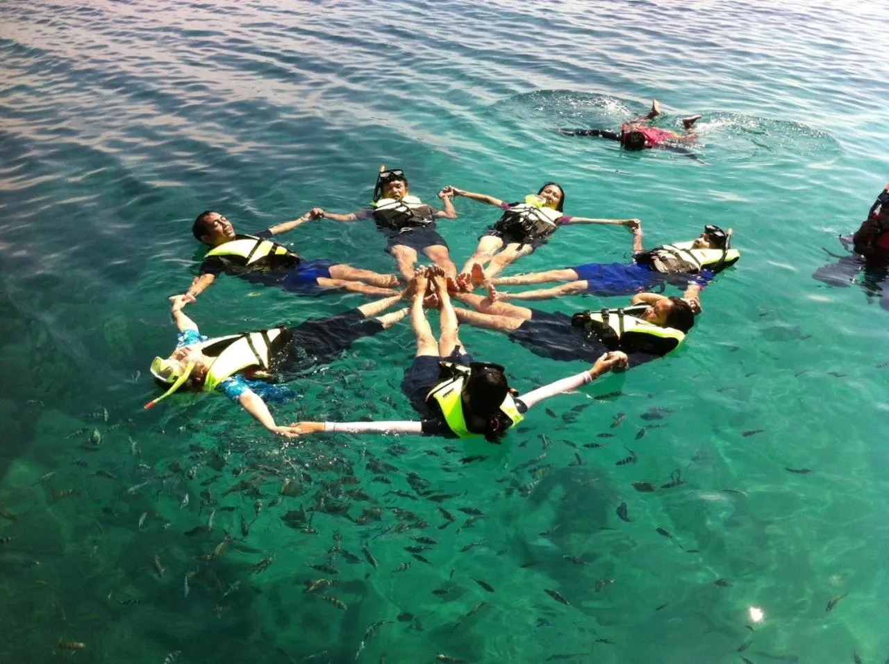 group of guests in Jungle Koh Kood Resort