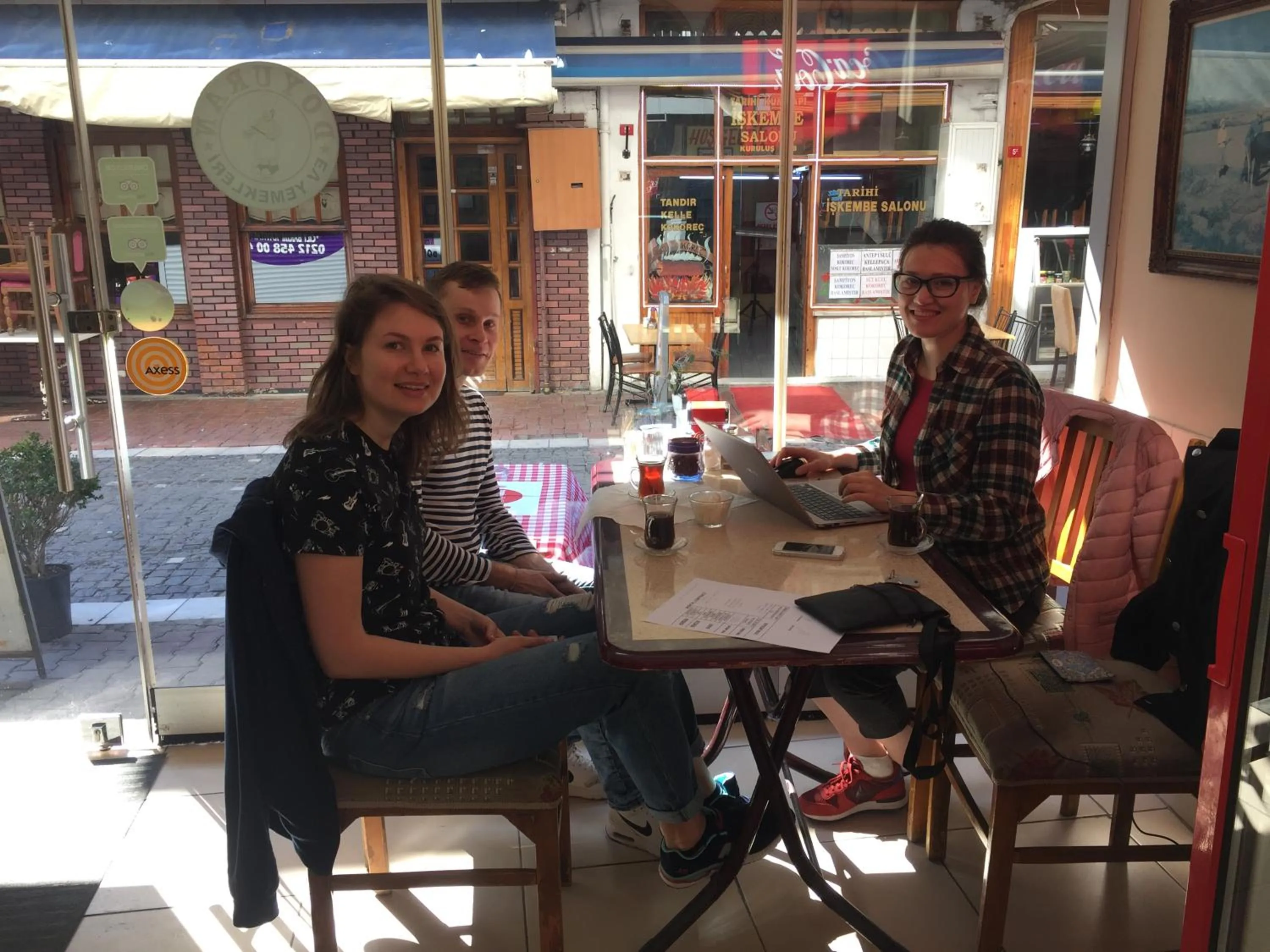 group of guests in Goji's Apartments