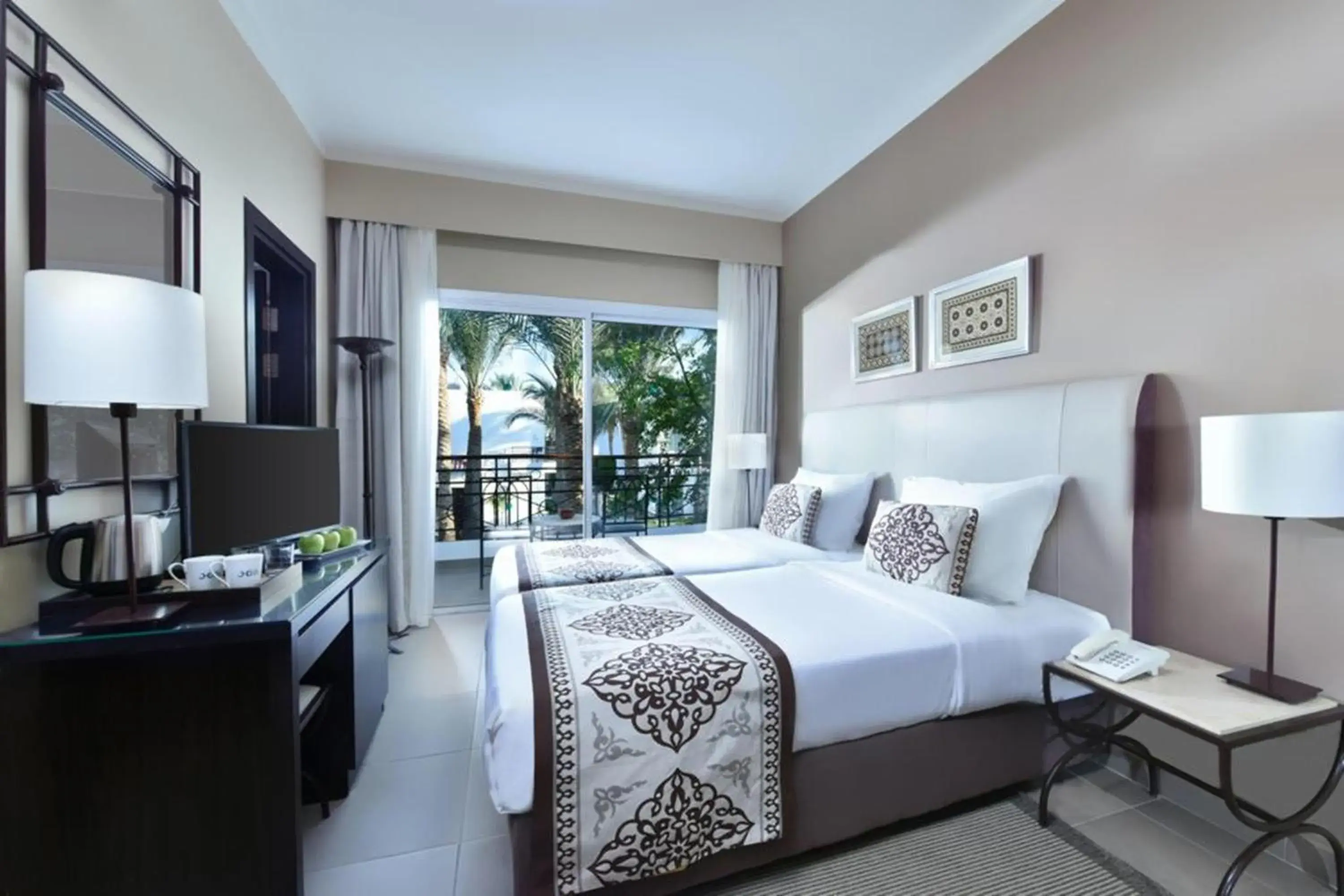 Standard Queen or Twin Bed Garden View in JAZ Fanara Resort Standard Queen or Twin Bed Garden View in JAZ Fanara Resort