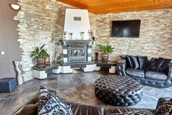 Seating area in Villa Katalina