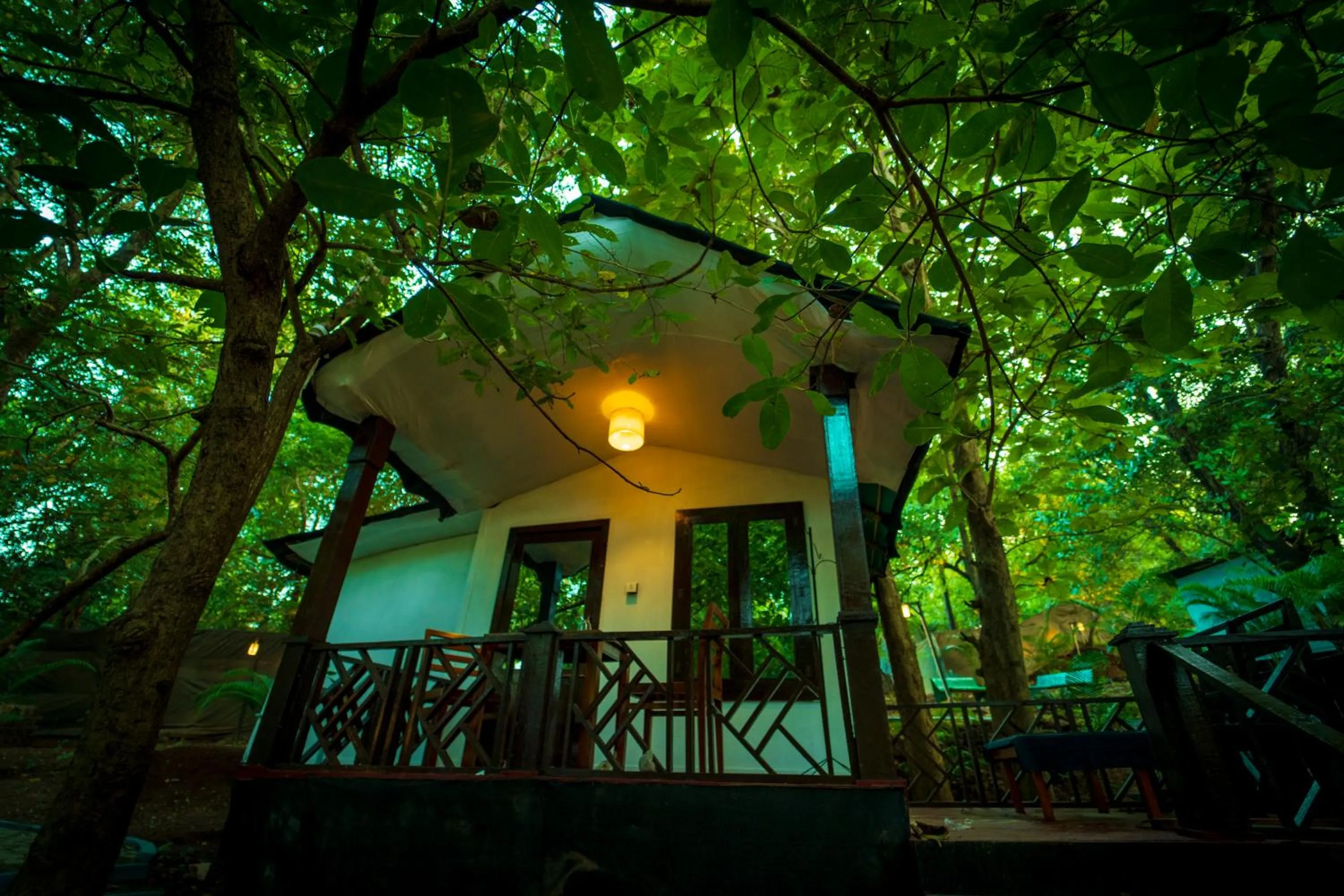 Balcony/Terrace in La La Land Resort Goa