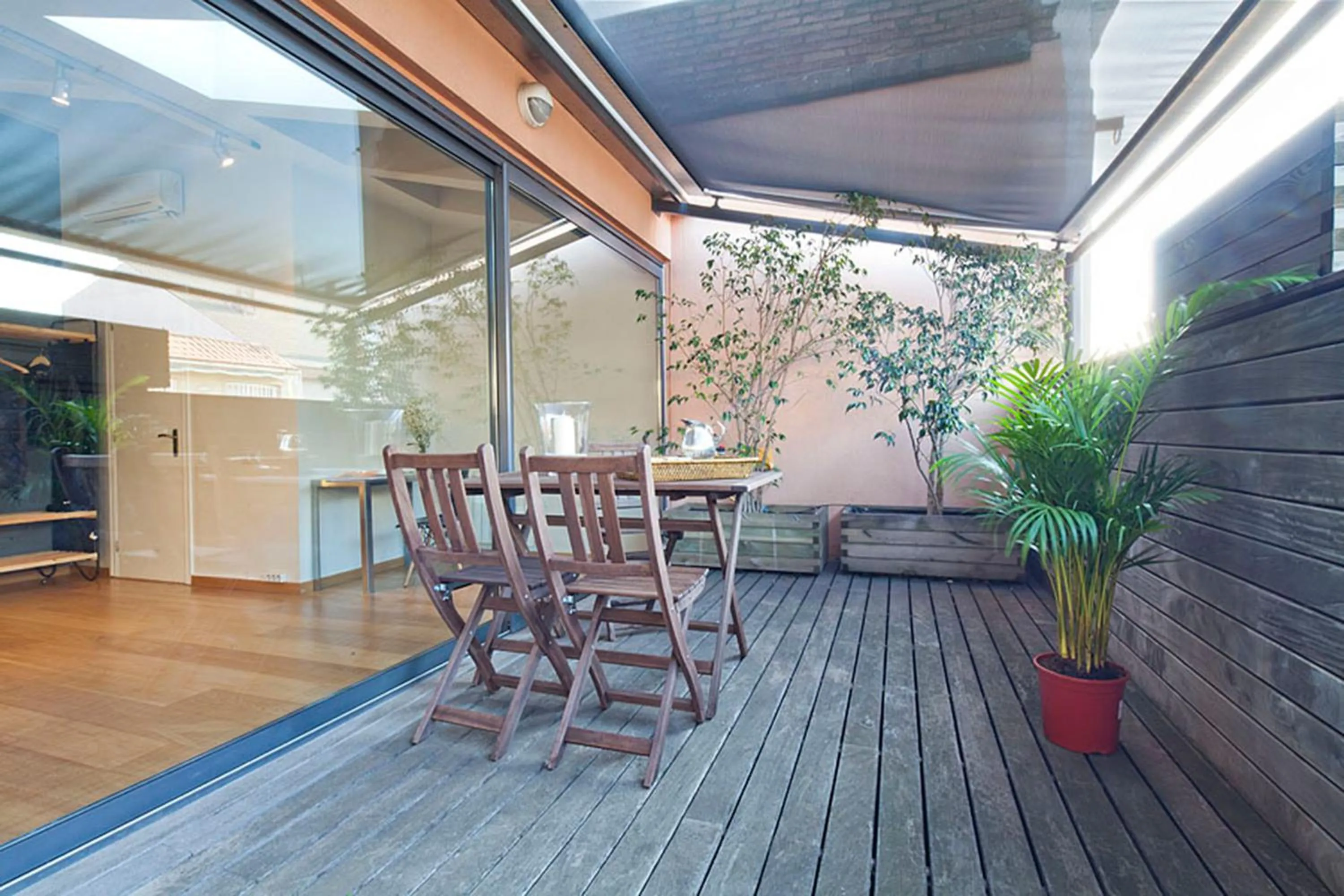 Balcony/Terrace in Attic Apartment in Bonanova with Private Terrace
