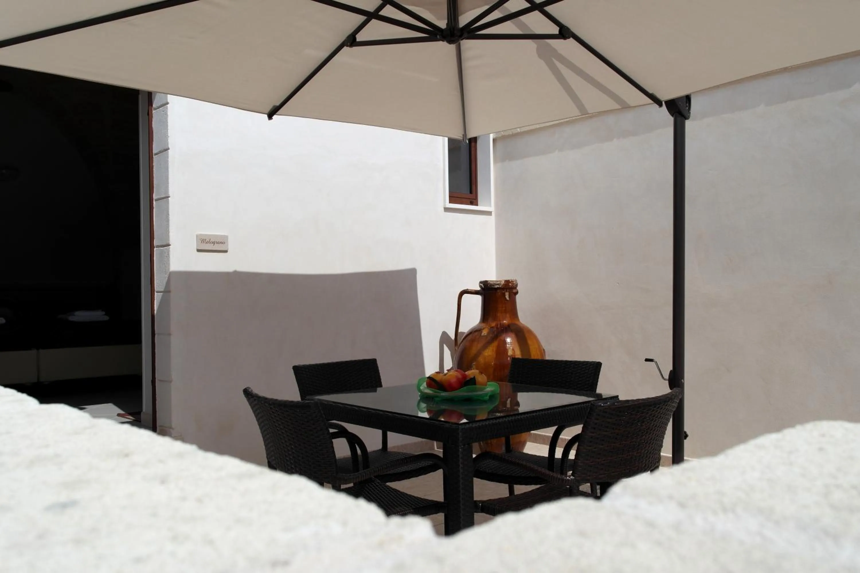 Patio in B&B Demetra