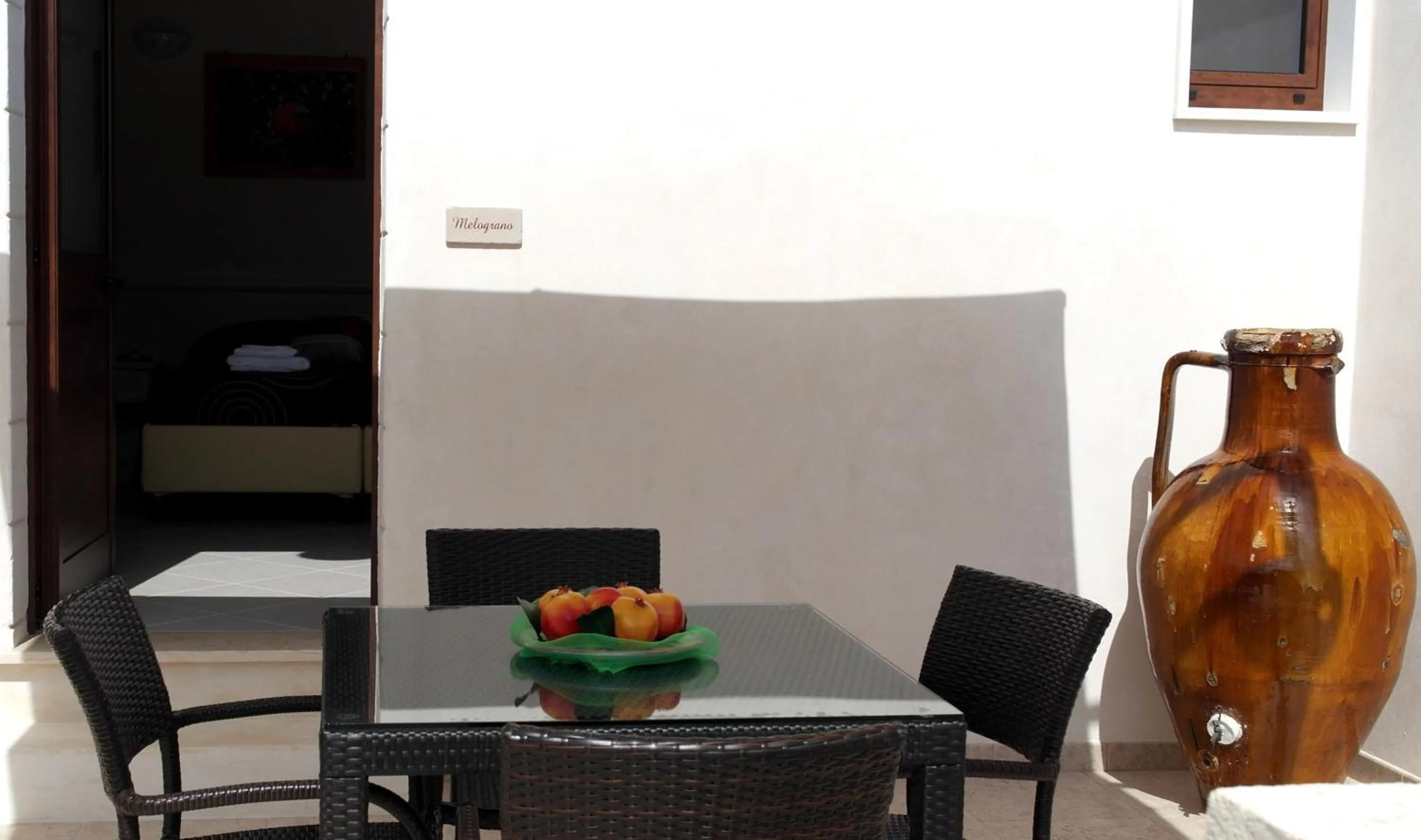 Patio in B&B Demetra