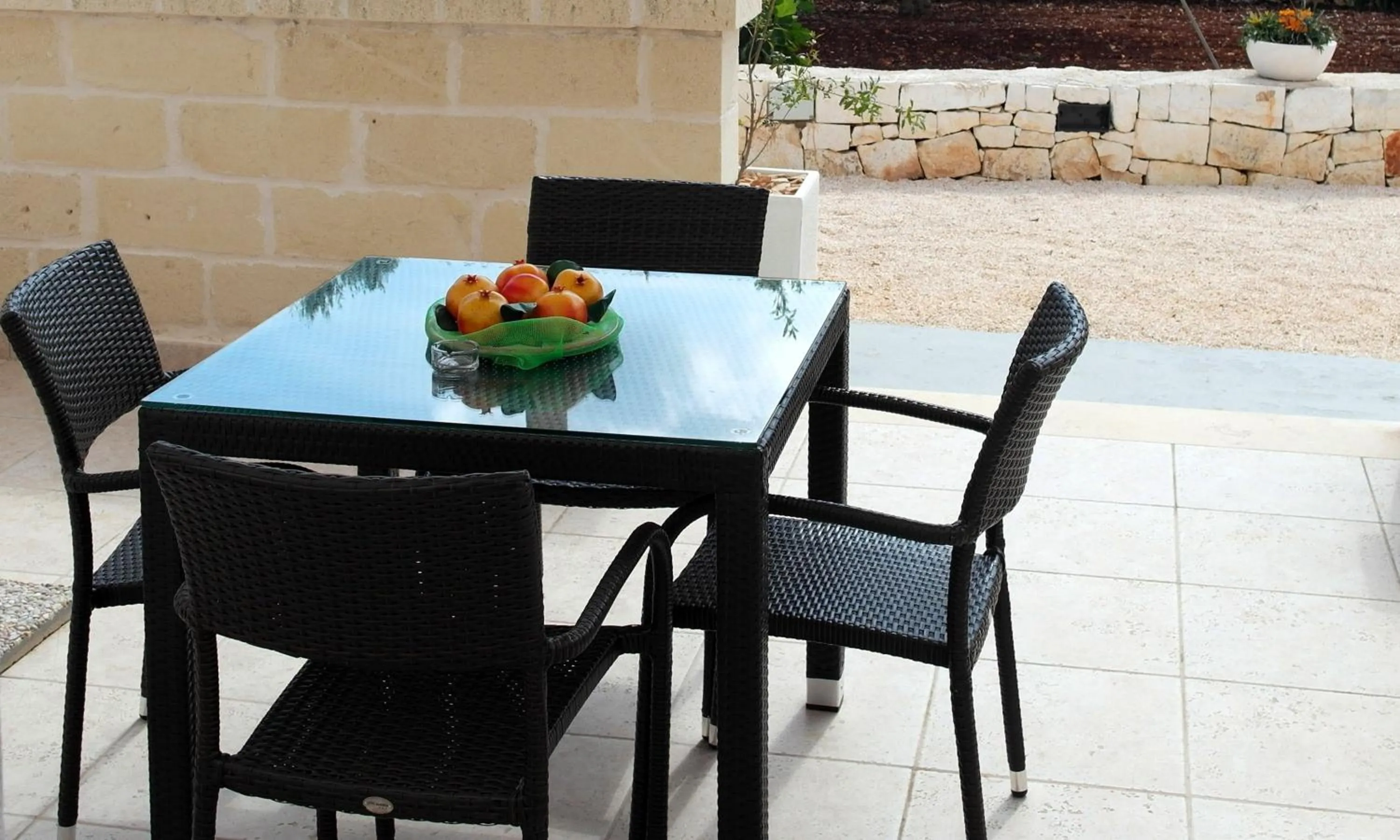 Patio in B&B Demetra