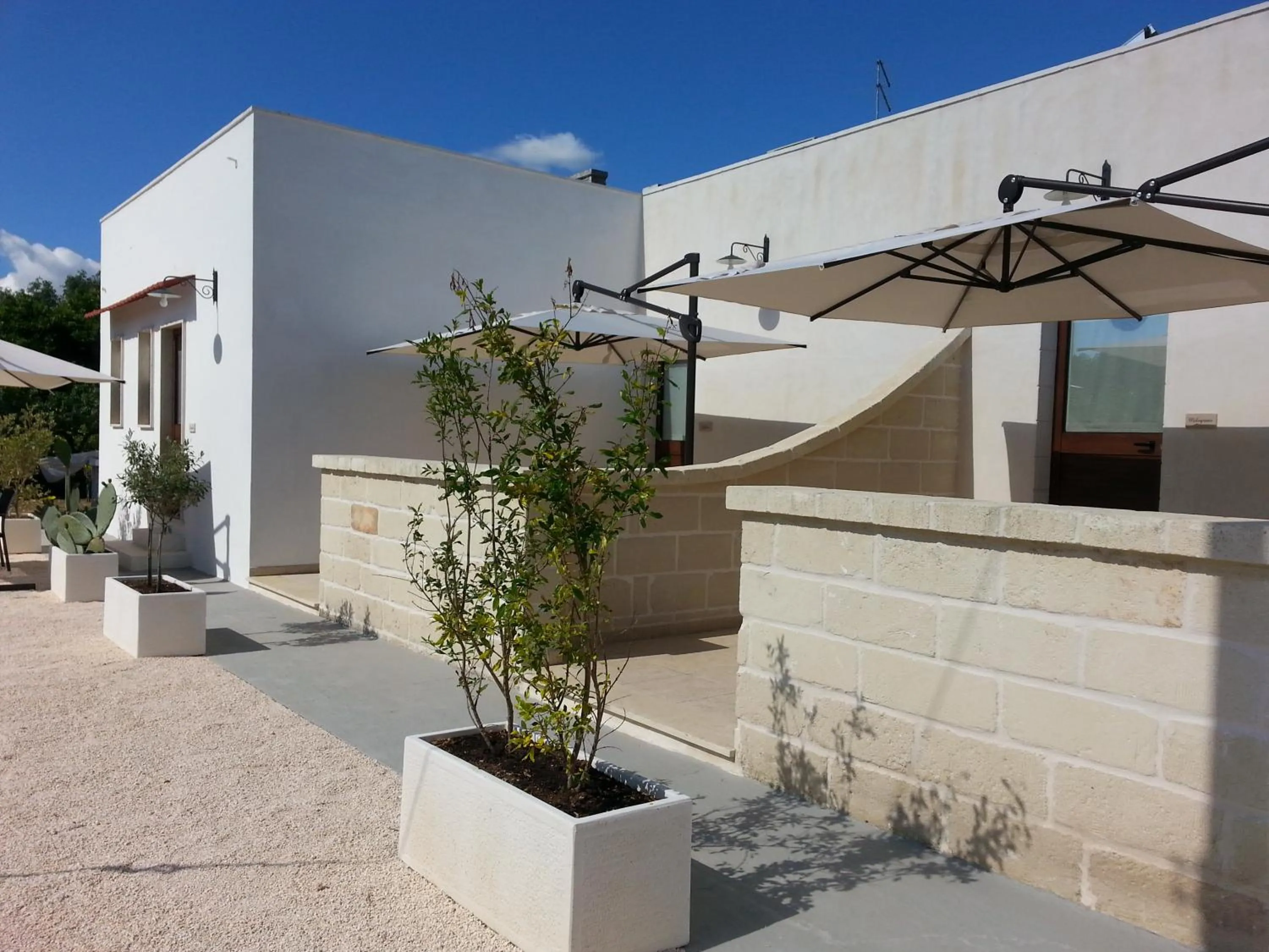 Patio in B&B Demetra