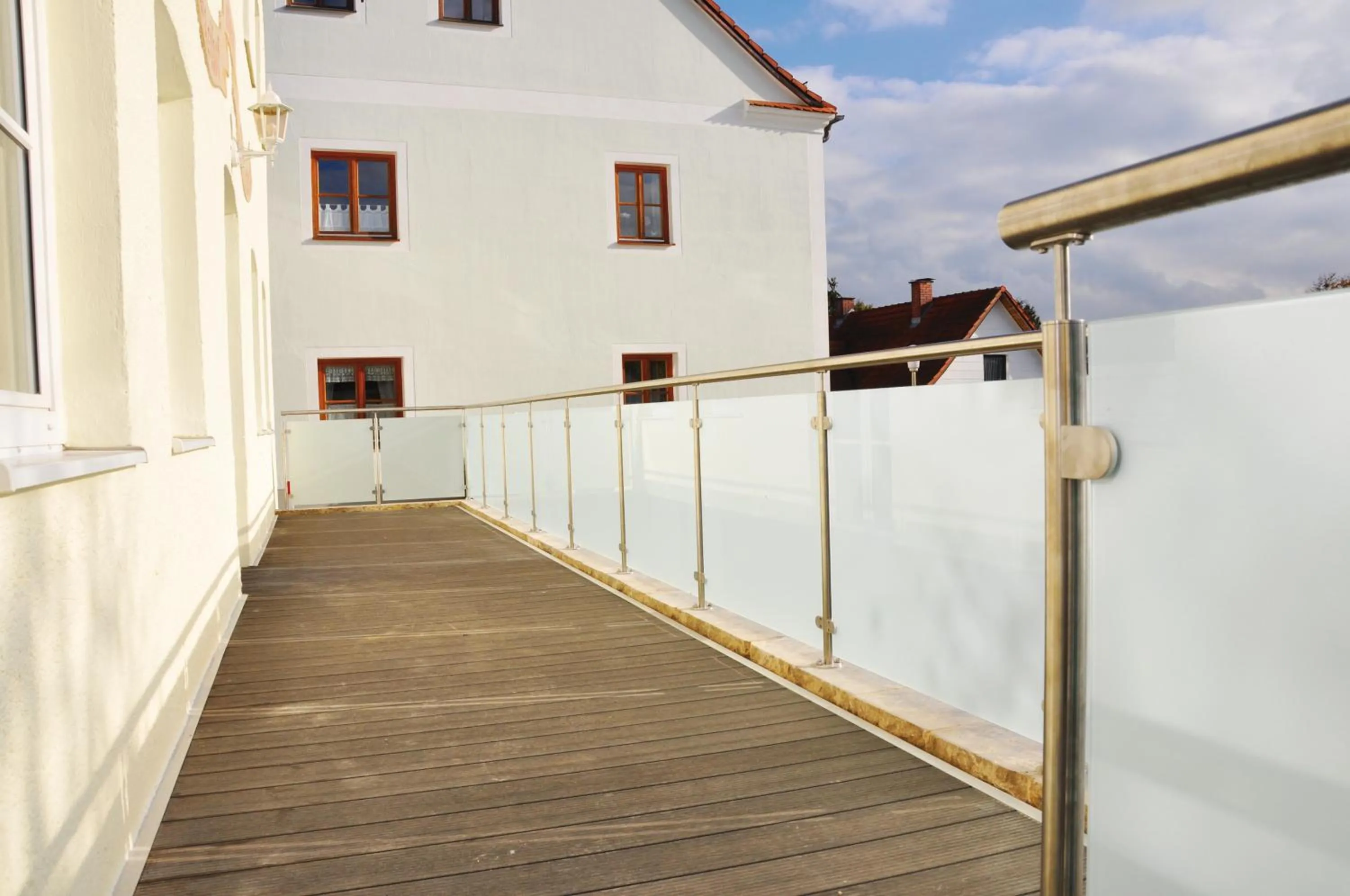 Balcony/Terrace in Garni Hotel Alber