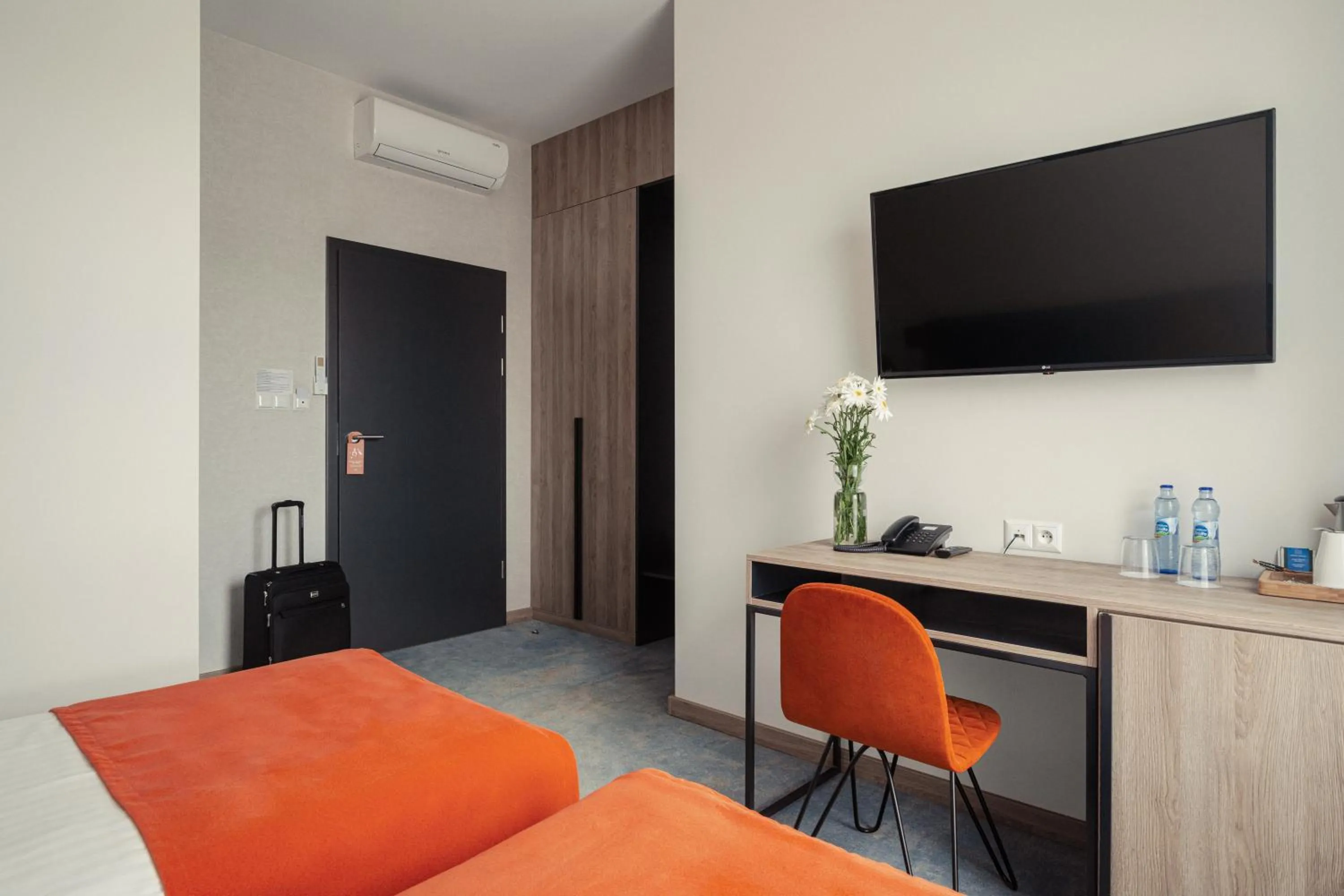 Bed in Hotel Faros Gdansk Airport