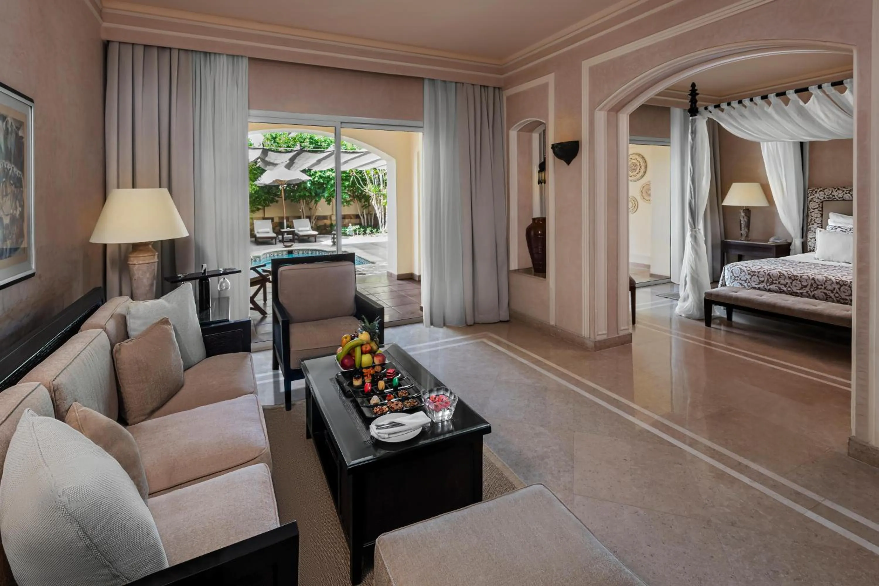 Photo of the whole room, Bed in JAZ Makadi Star & Spa