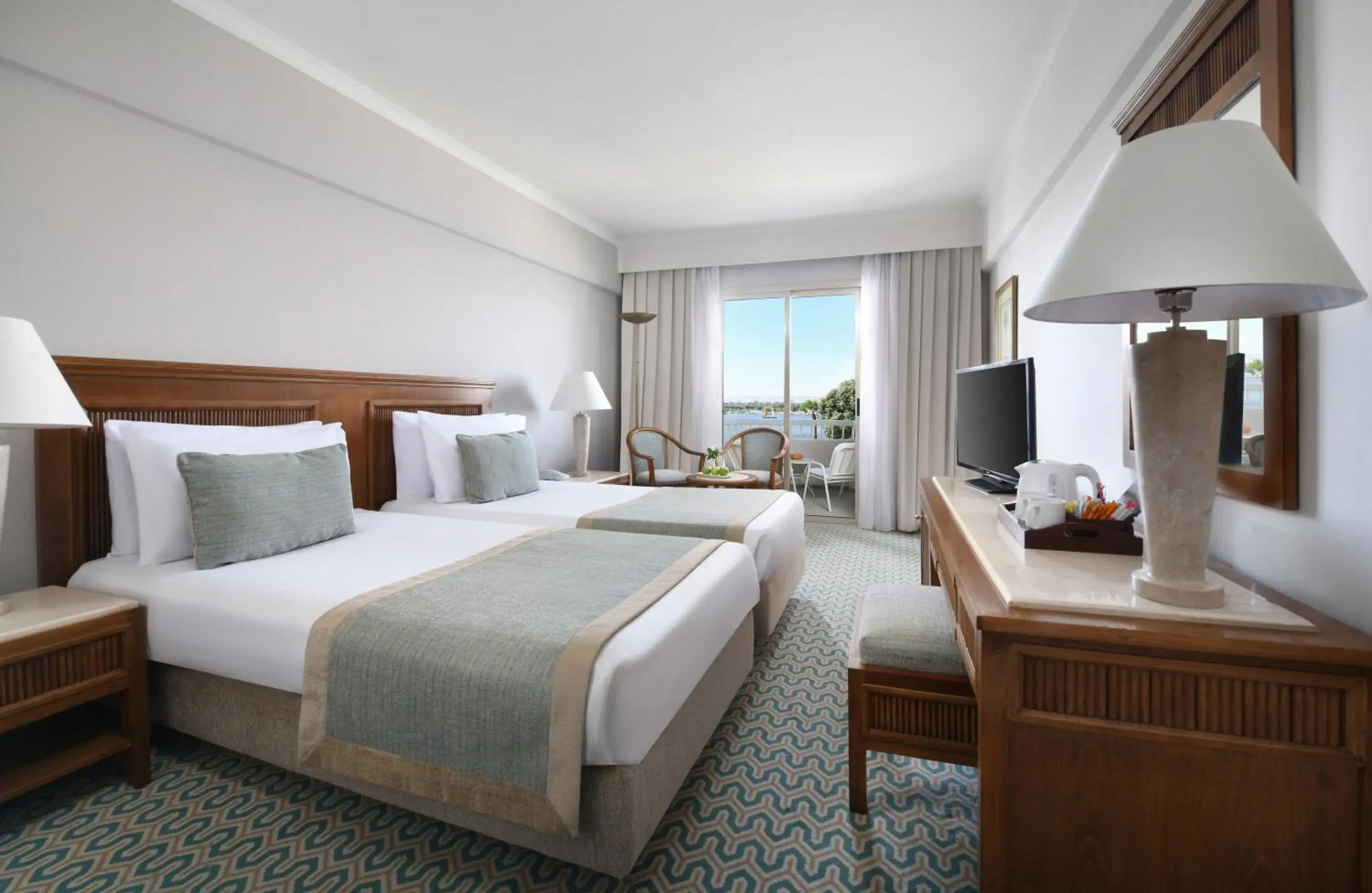 Superior Twin Room with Nile View - single occupancy in Iberotel Luxor Superior Twin Room with Nile View - single occupancy in Iberotel Luxor