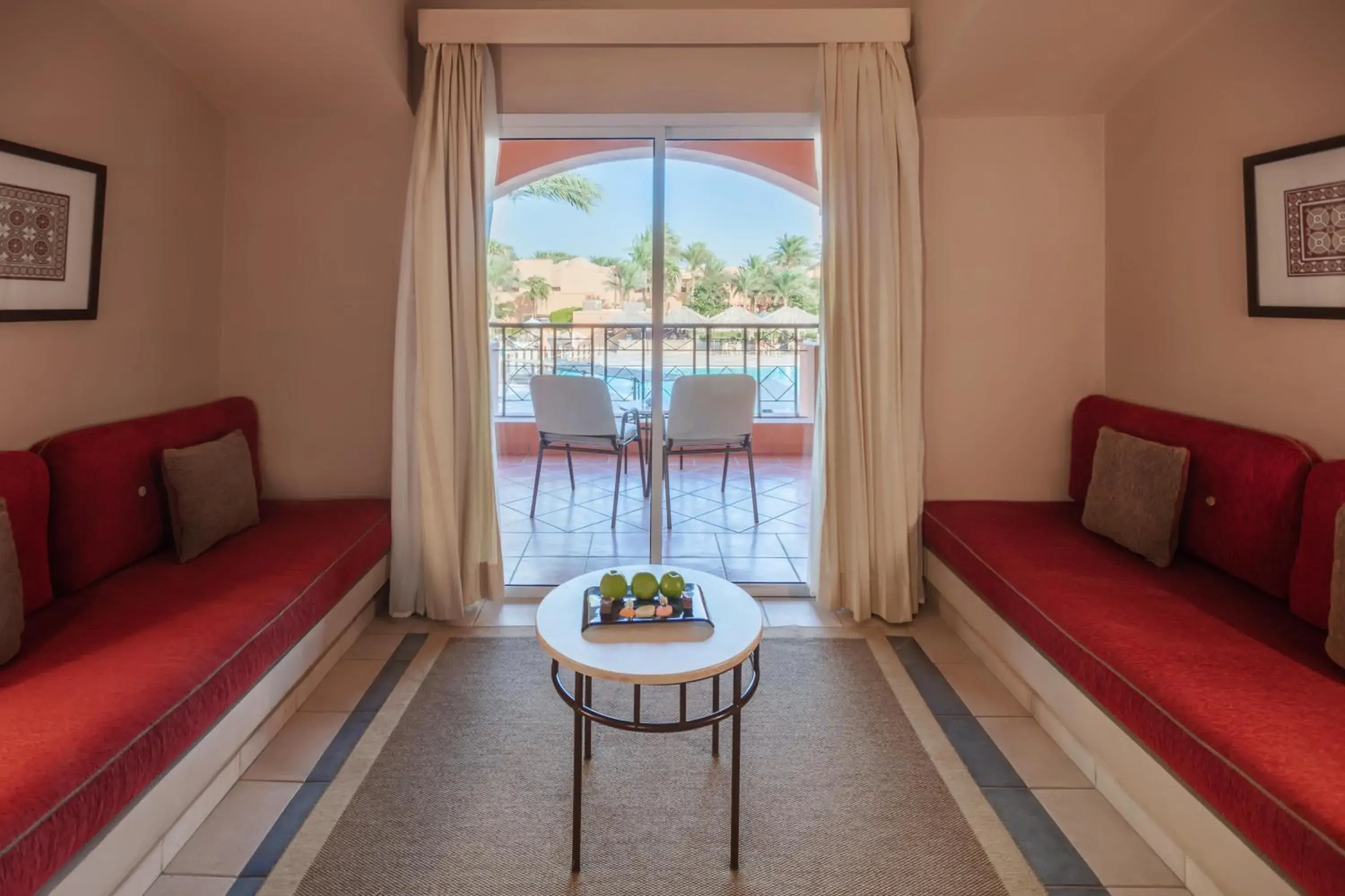 Family, Queen or Twin Bed, Pool View in JAZ Makadi Oasis Resort Family, Queen or Twin Bed, Pool View in JAZ Makadi Oasis Resort