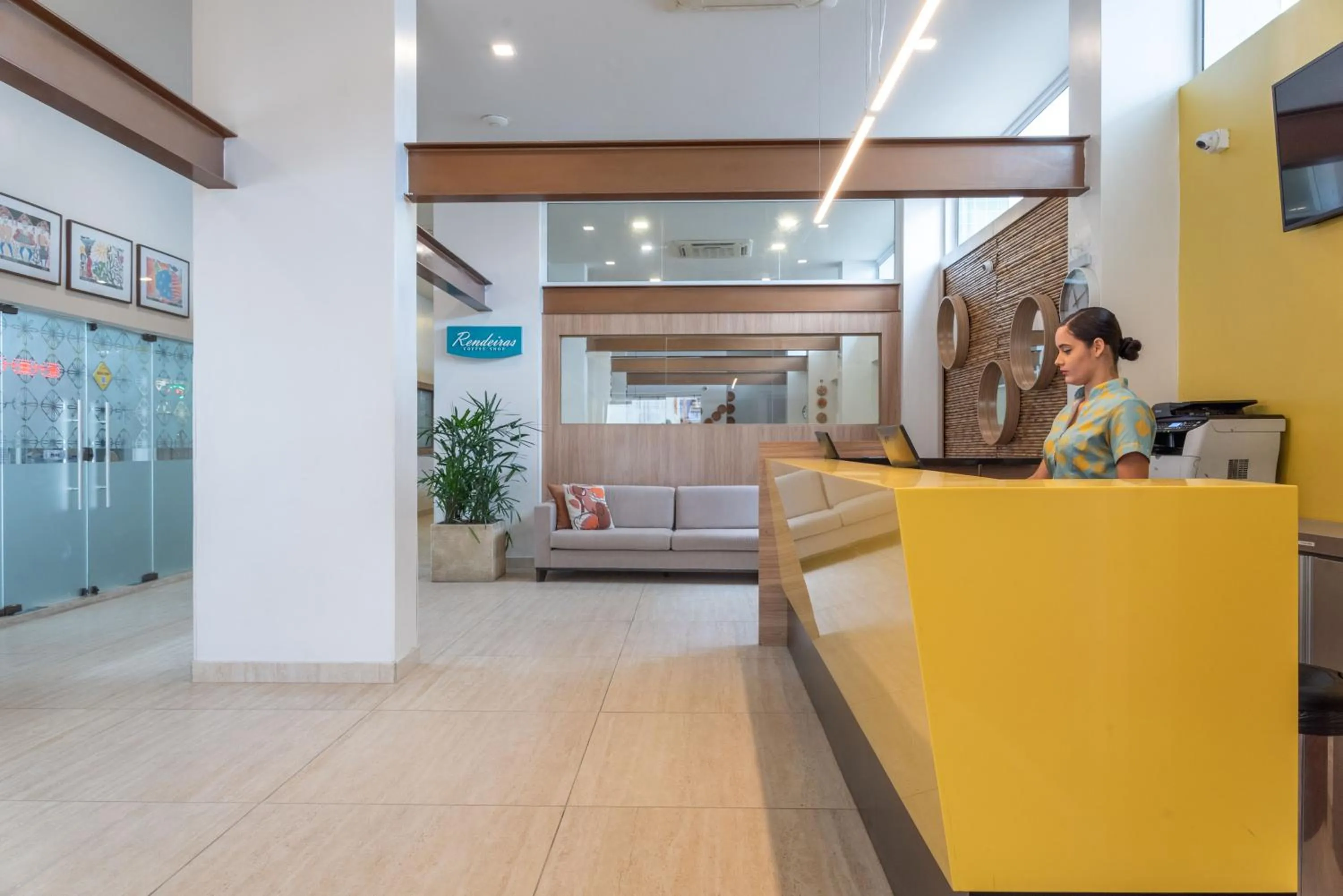 Lobby or reception in Slim Pajuçara by Tropicalis