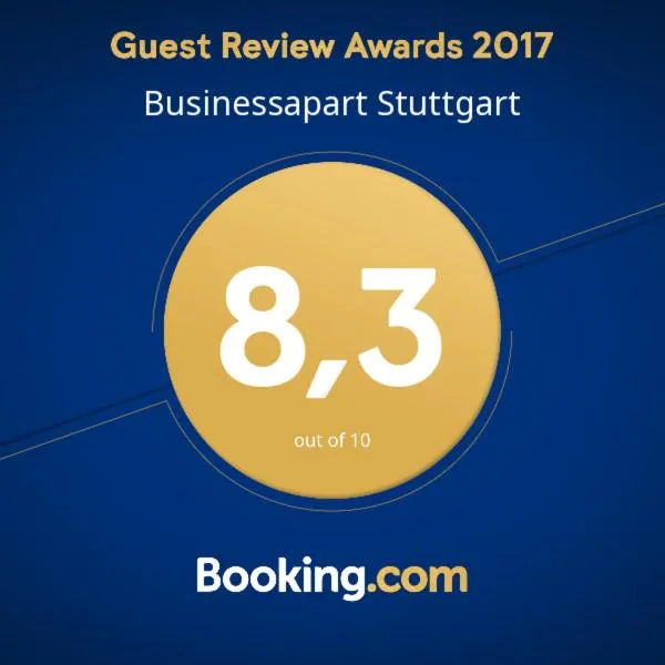 Logo/Certificate/Sign in Businessapart Stuttgart