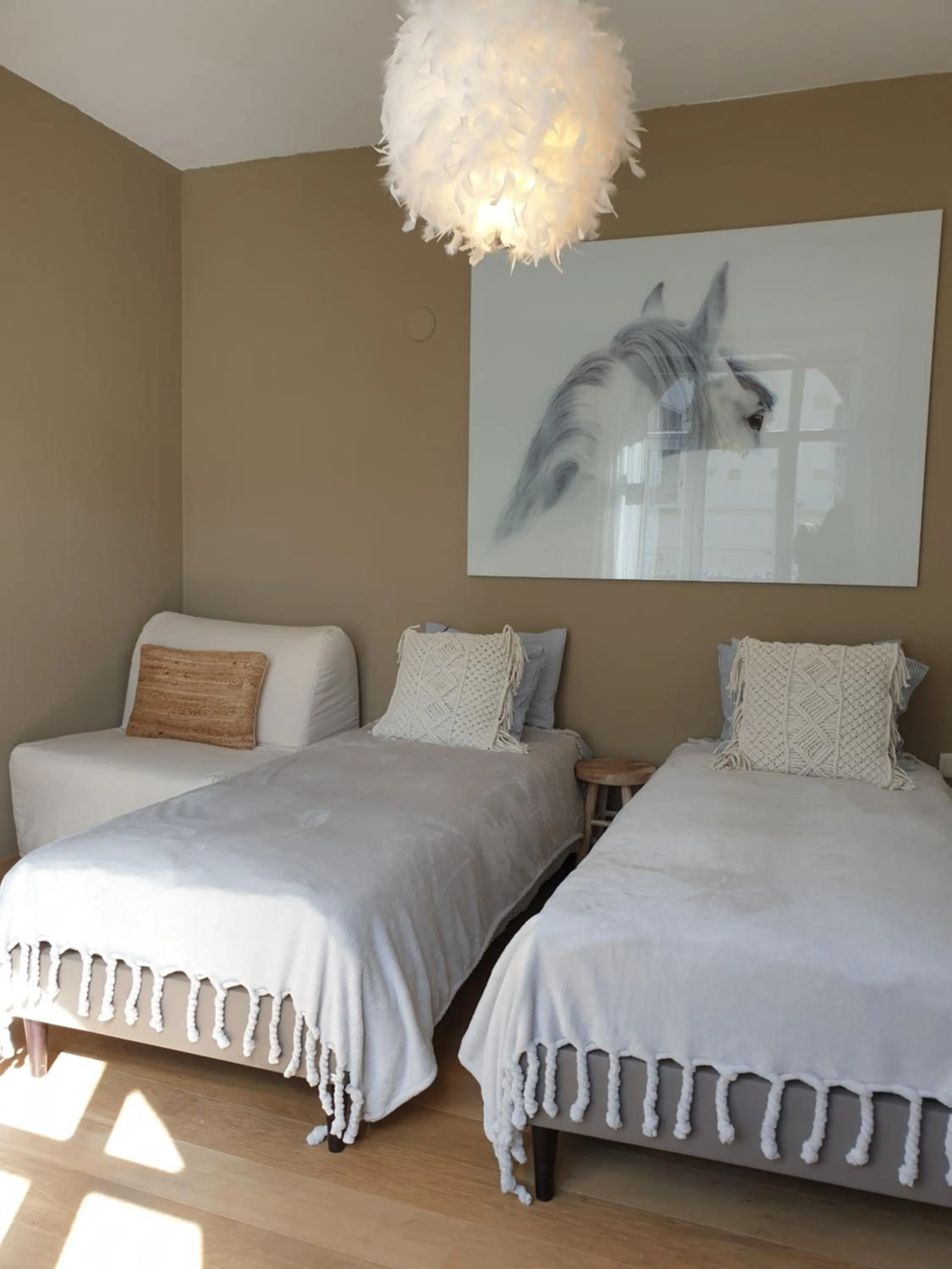 Bed in Escale Chambre d'hôtes Au coeur du vieux Profondeville entre Namur et Dinant