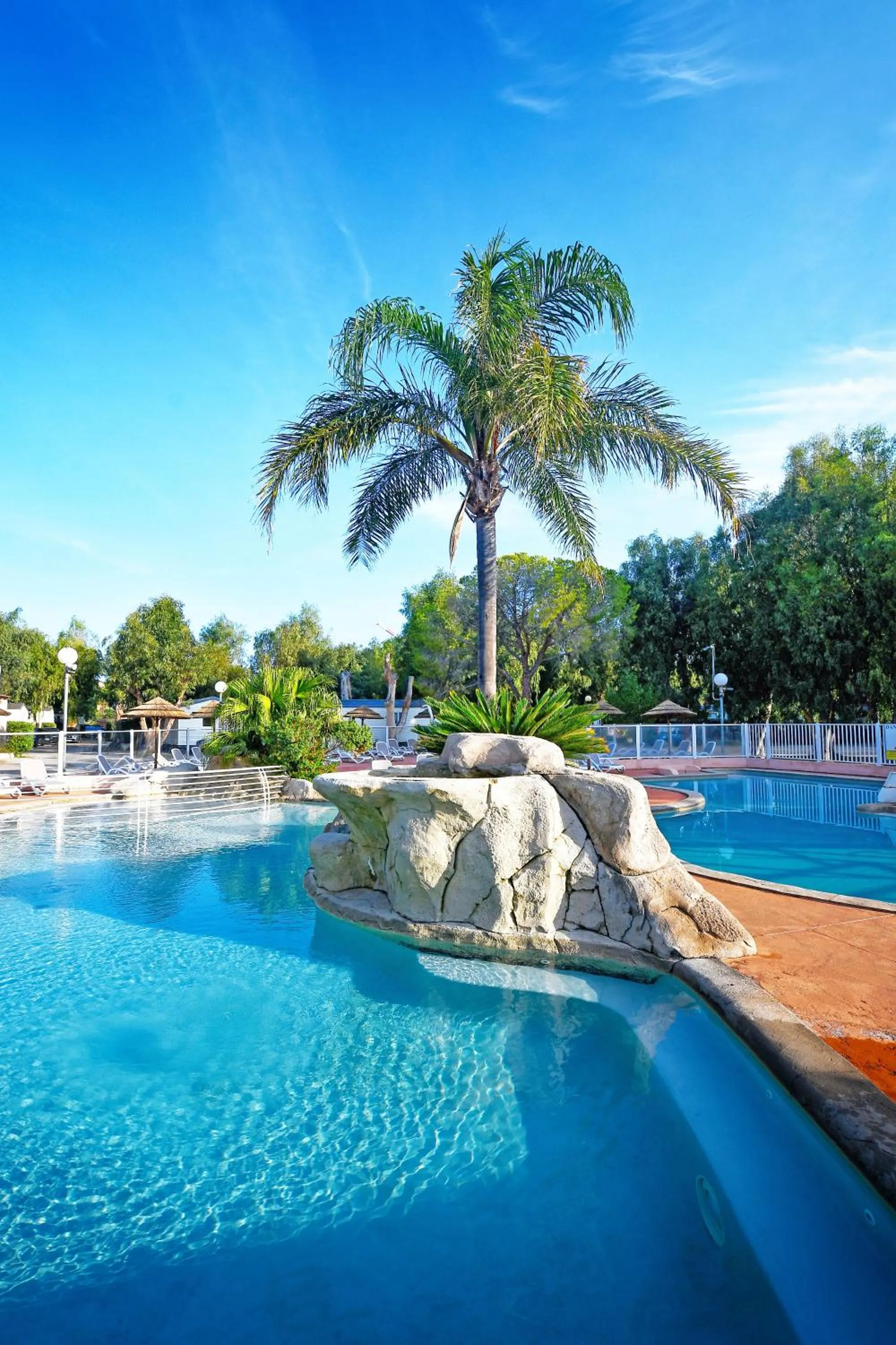 Swimming pool in Camping International