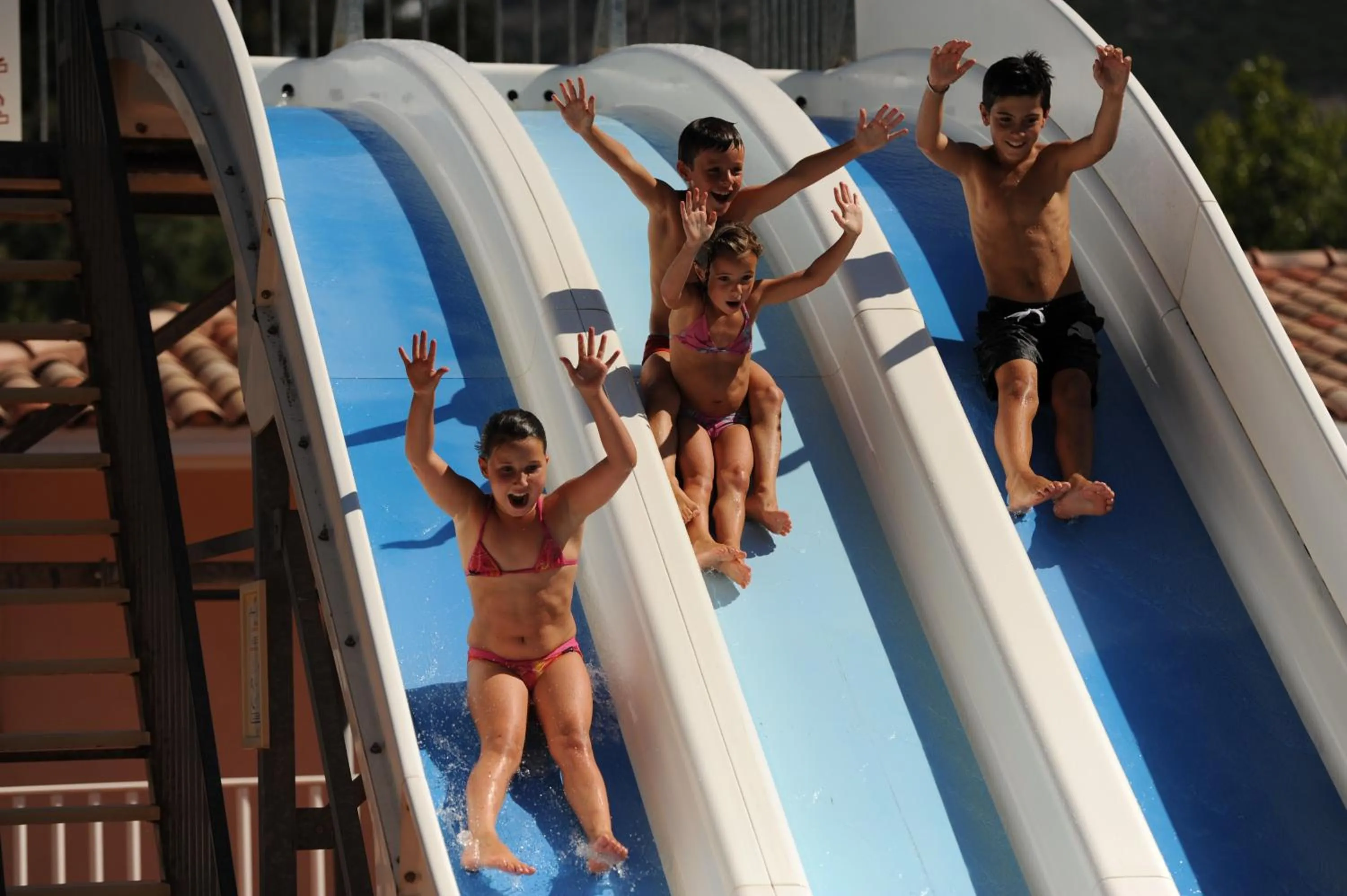 Aqua park in Camping International