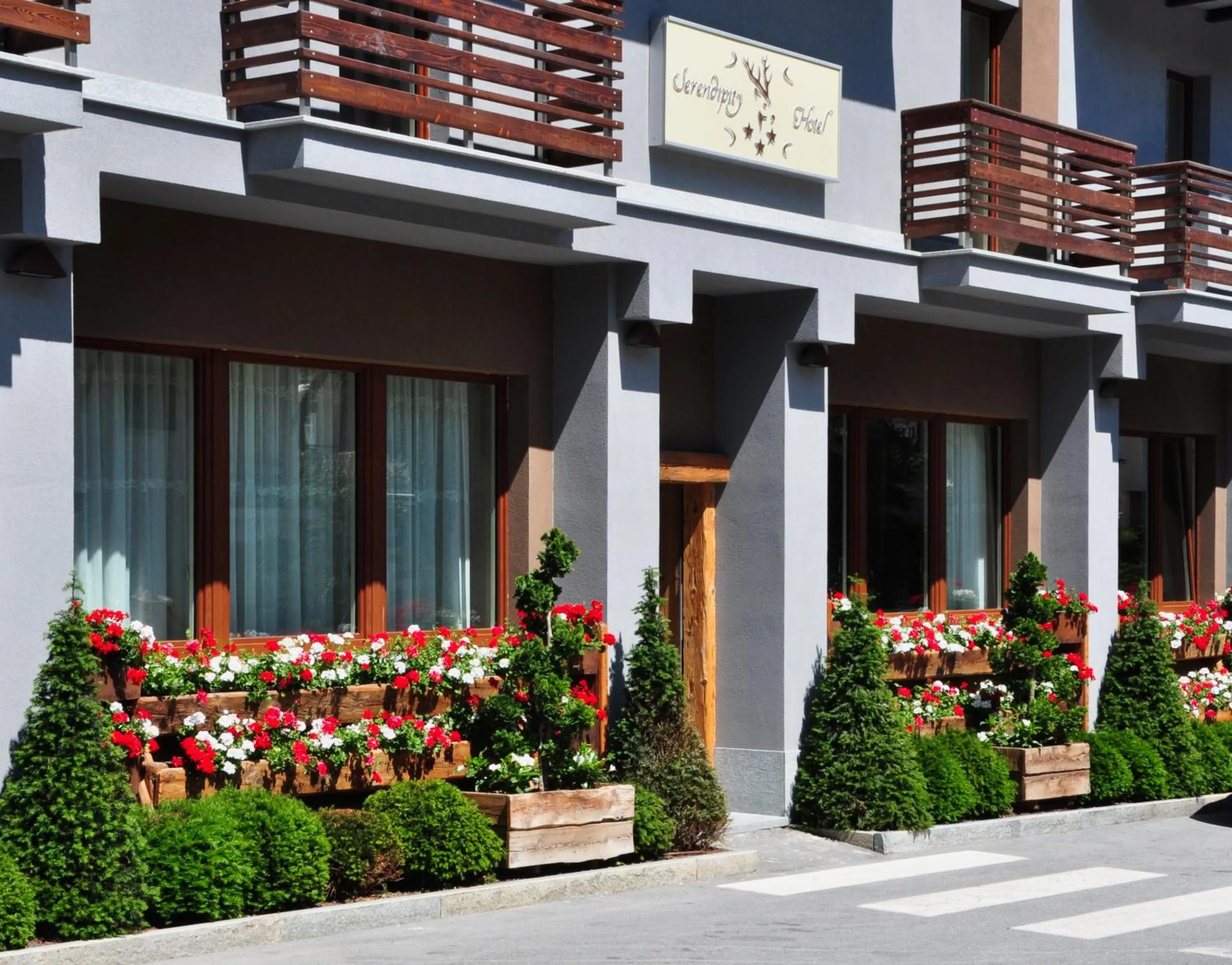 Property building in Serendipity Hotel