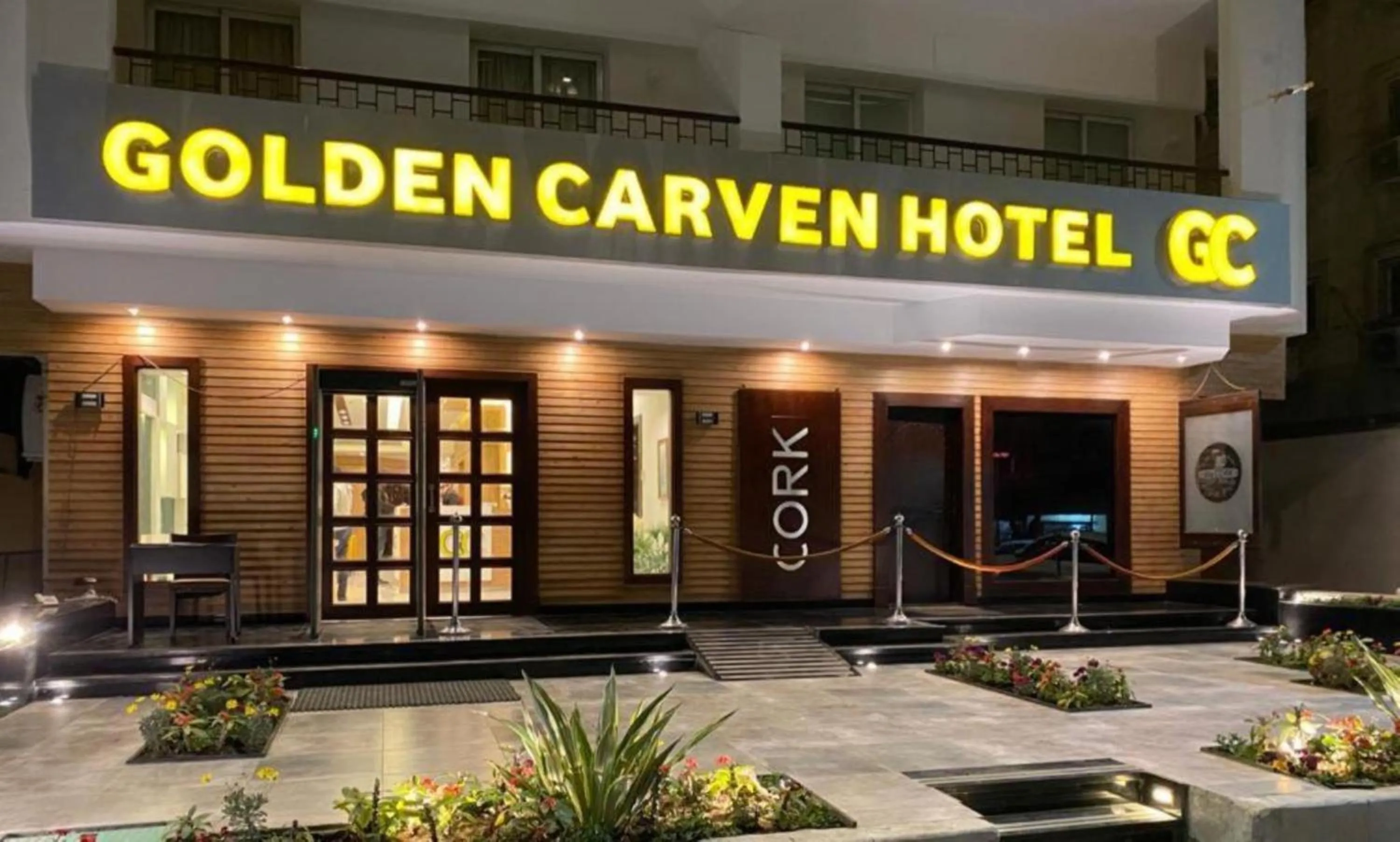 Property building in Golden Carven Hotel