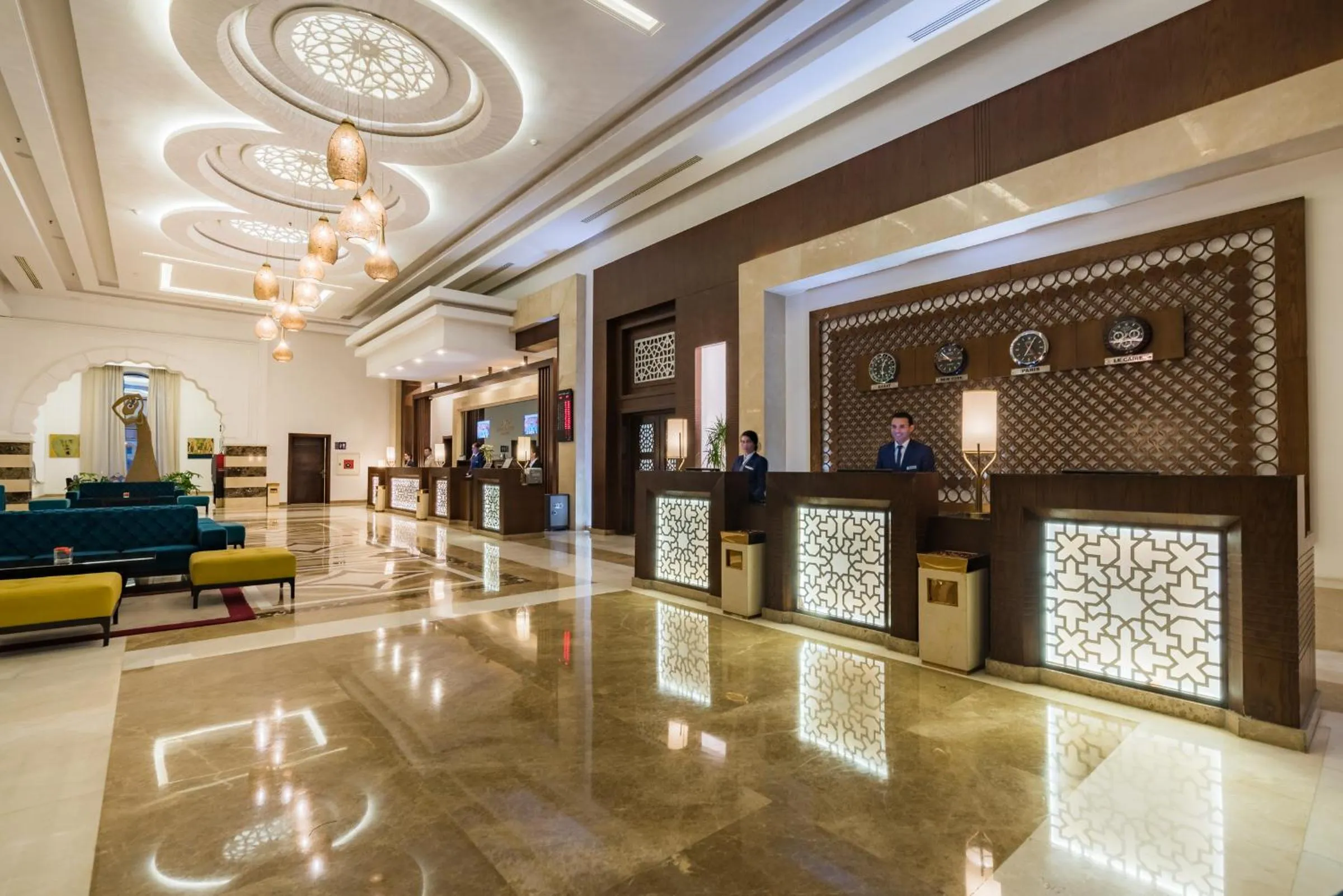 Lobby or reception in Savoy Le Grand Hotel Marrakech