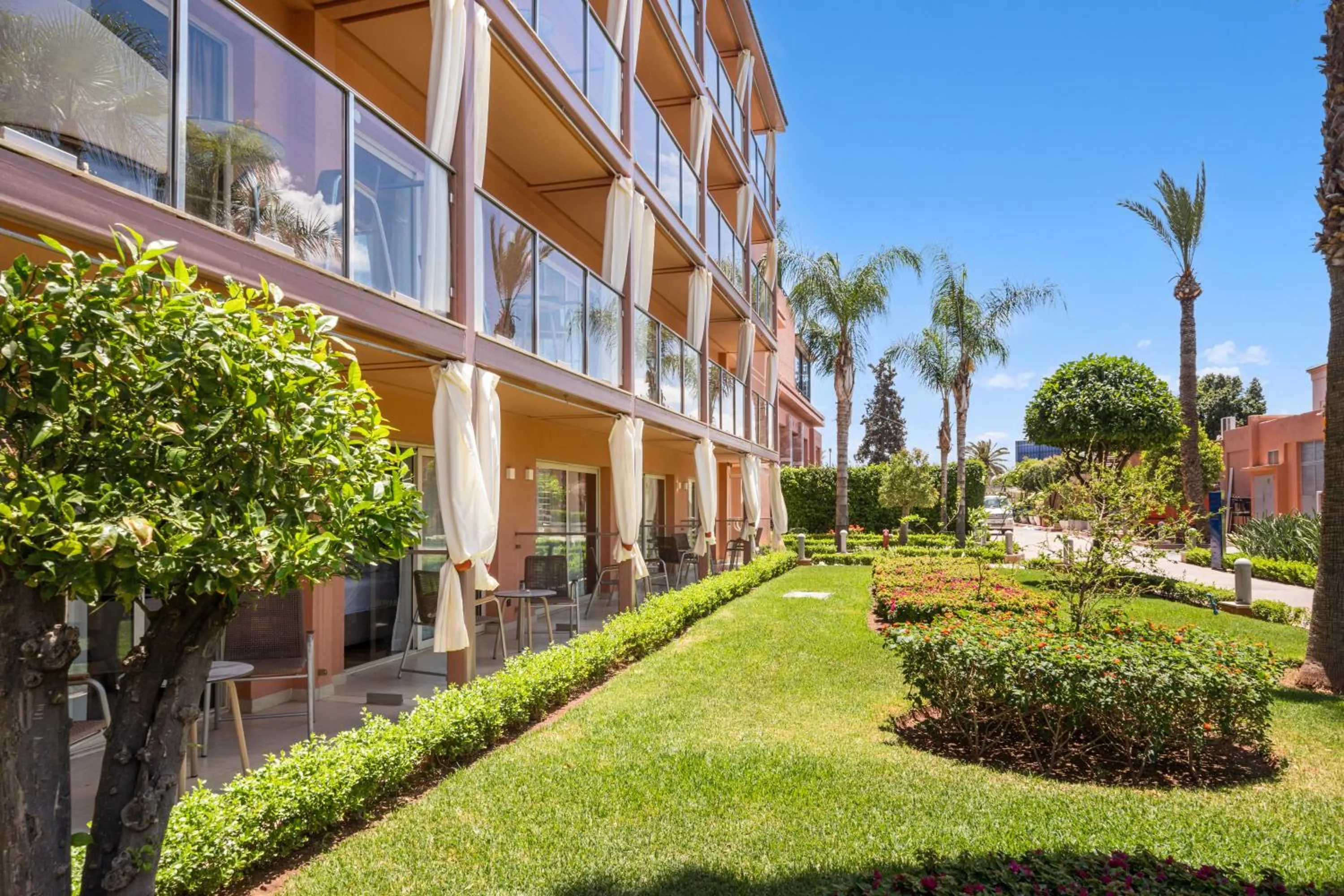 Garden view in Savoy Le Grand Hotel Marrakech
