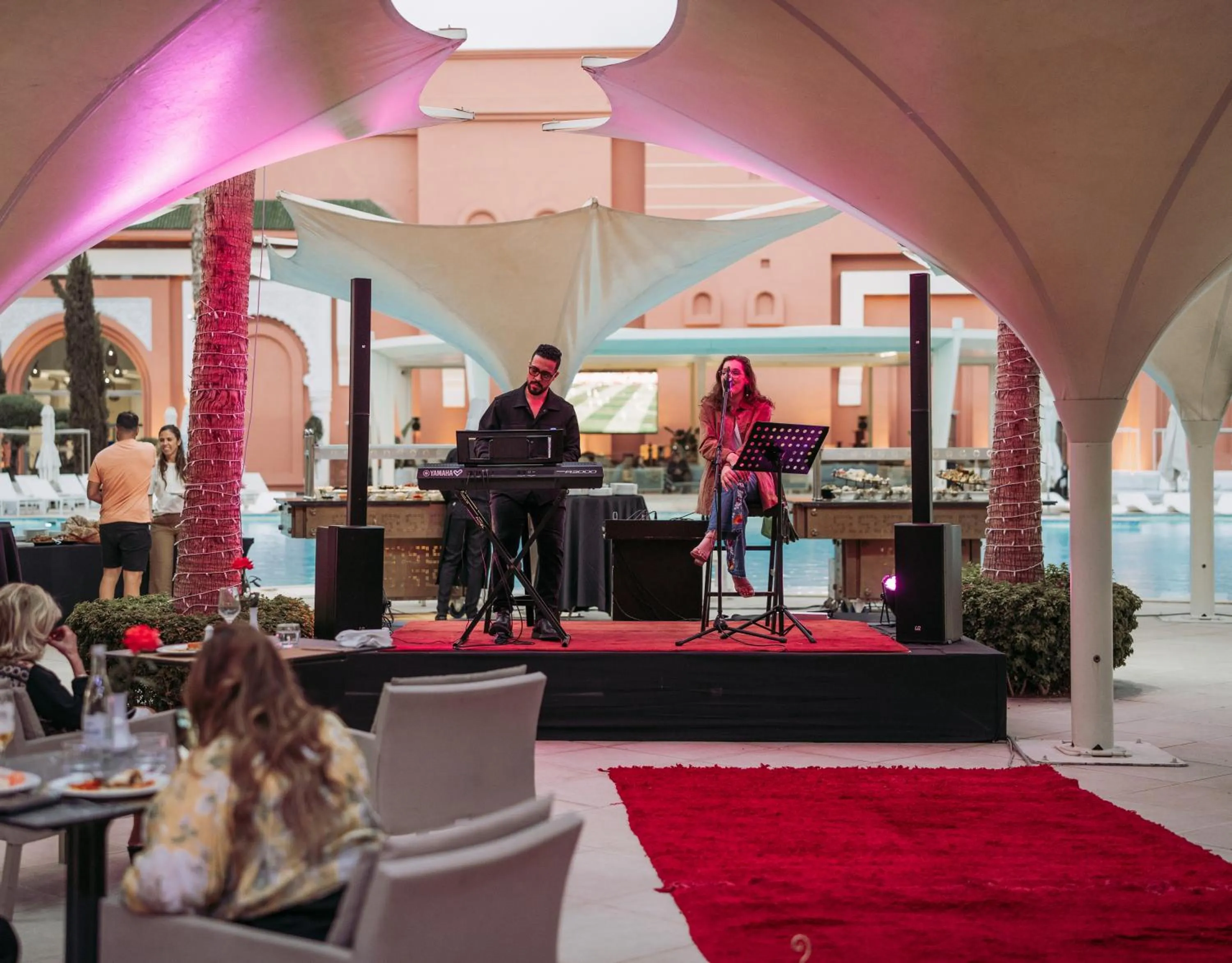 Evening entertainment in Savoy Le Grand Hotel Marrakech