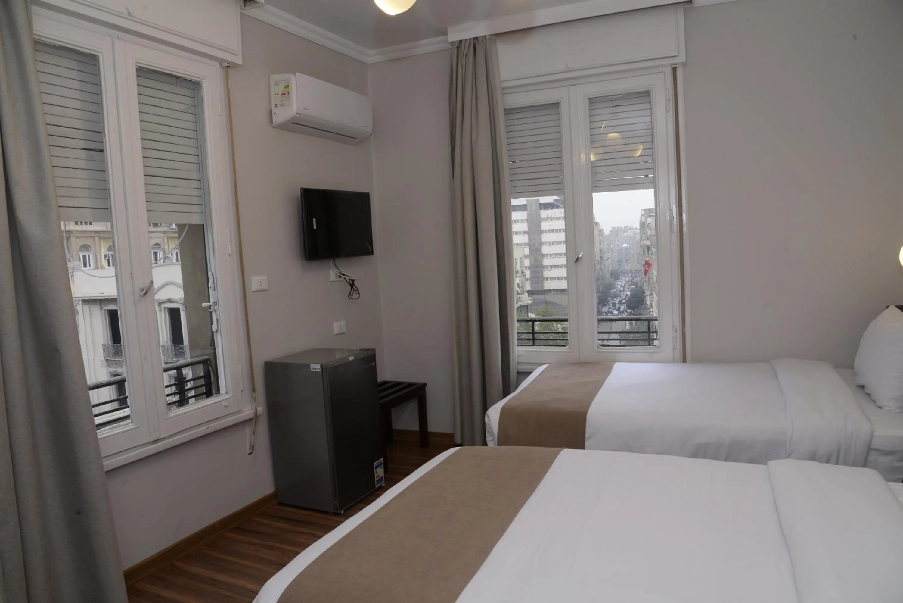 Bed in Lotus Hotel Cairo