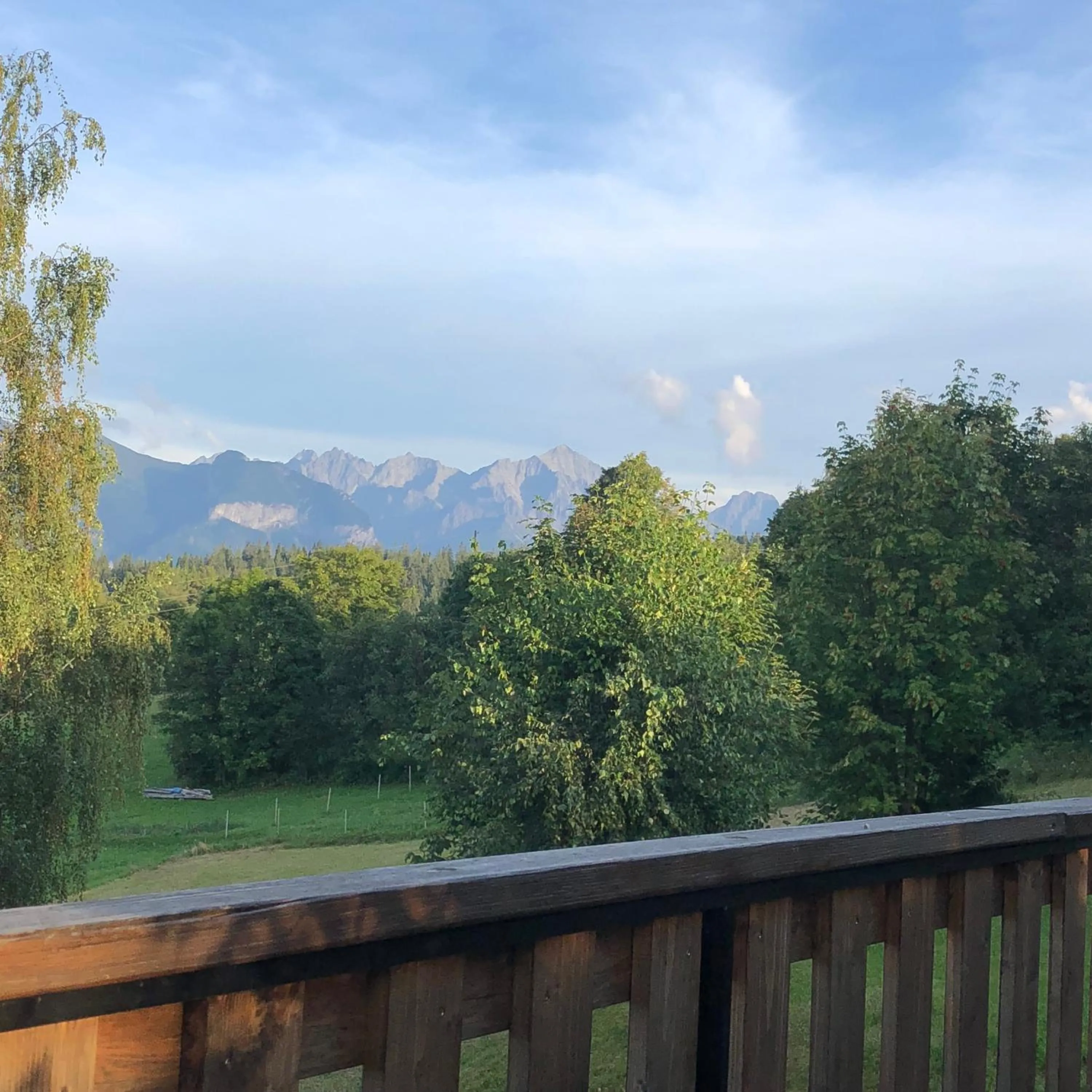Balcony/Terrace in Siumno Izba B&B Brzegi