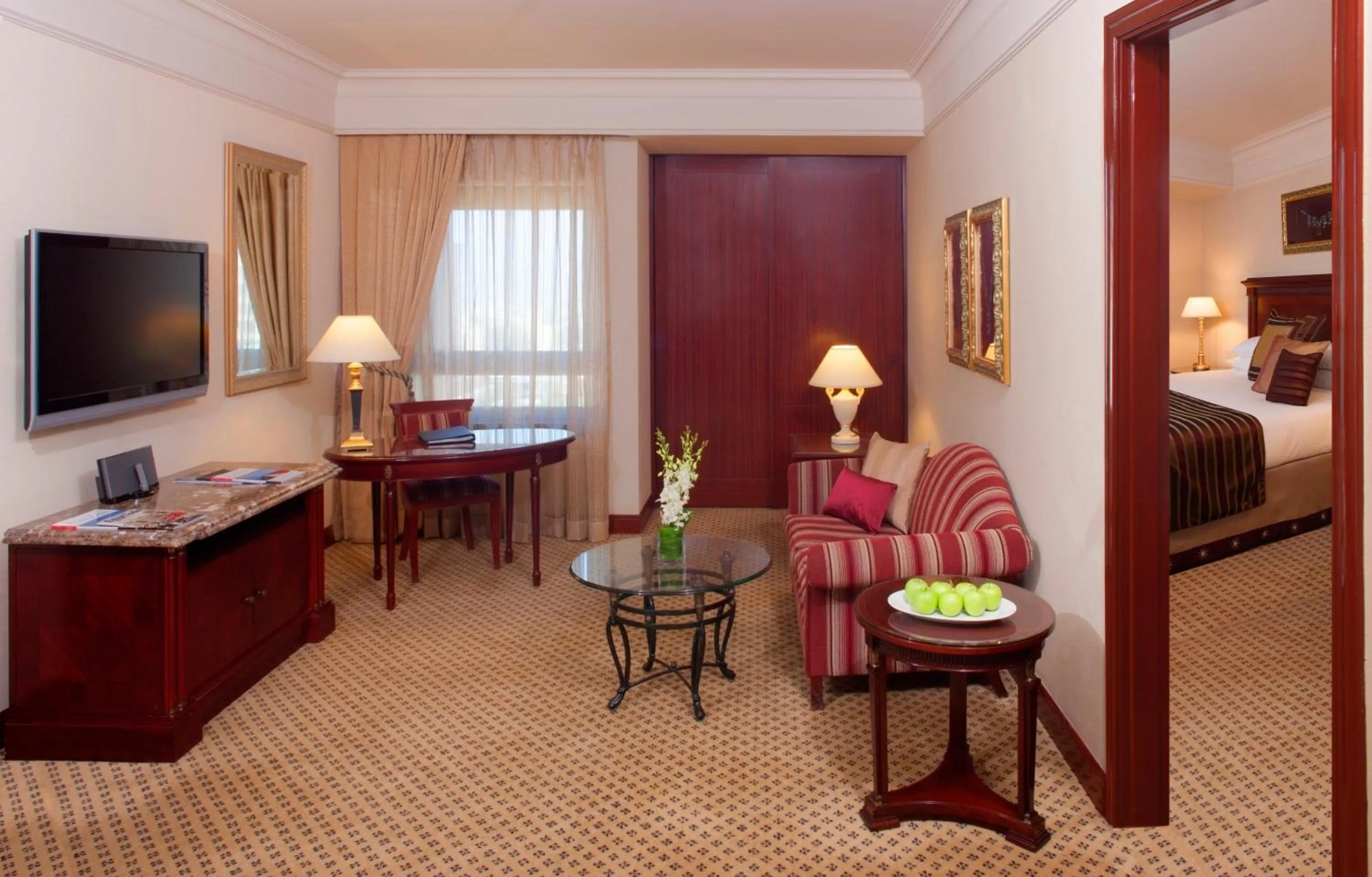 Living room, Bed in Intercontinental Cairo Citystars by IHG