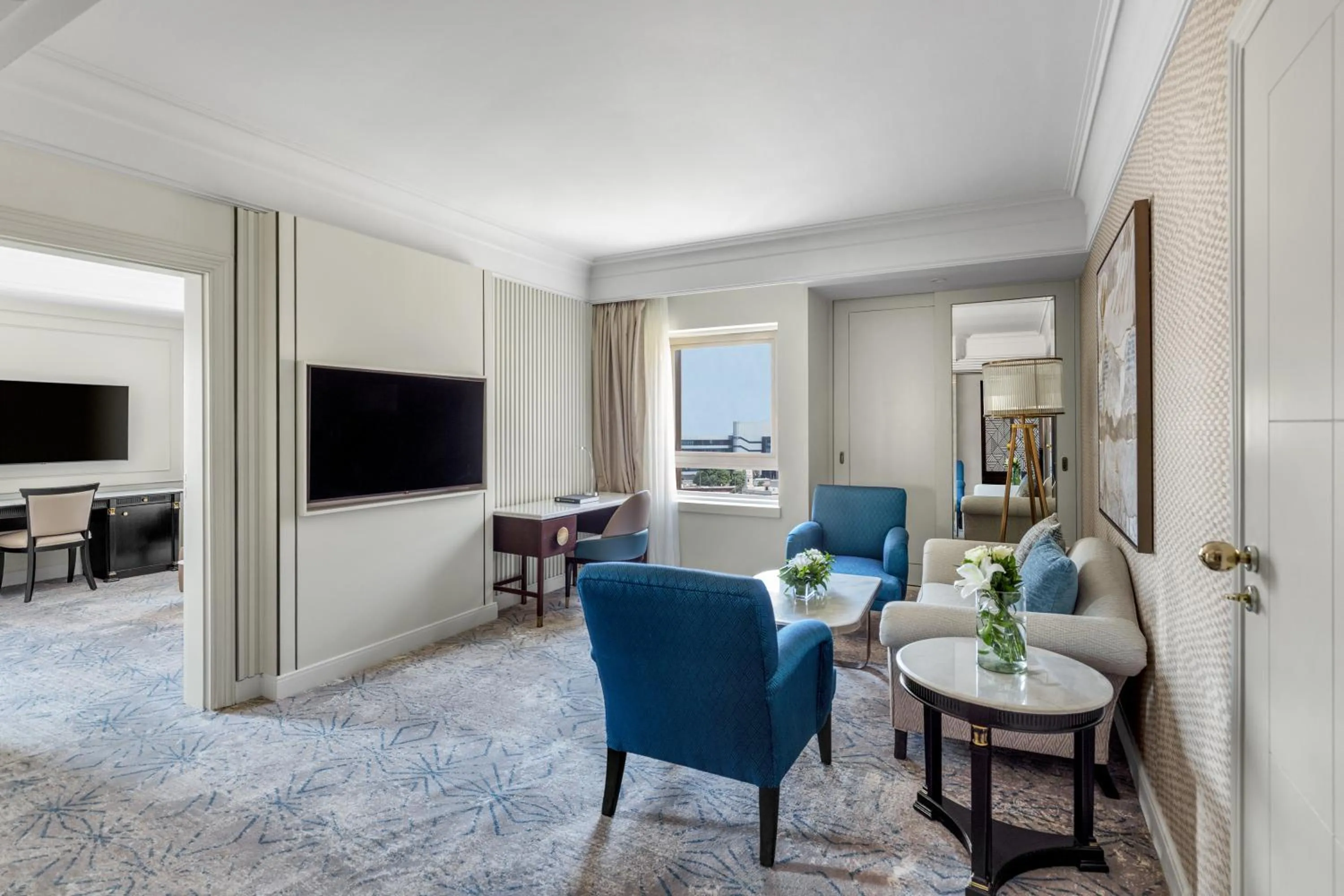 Living room in Intercontinental Cairo Citystars by IHG