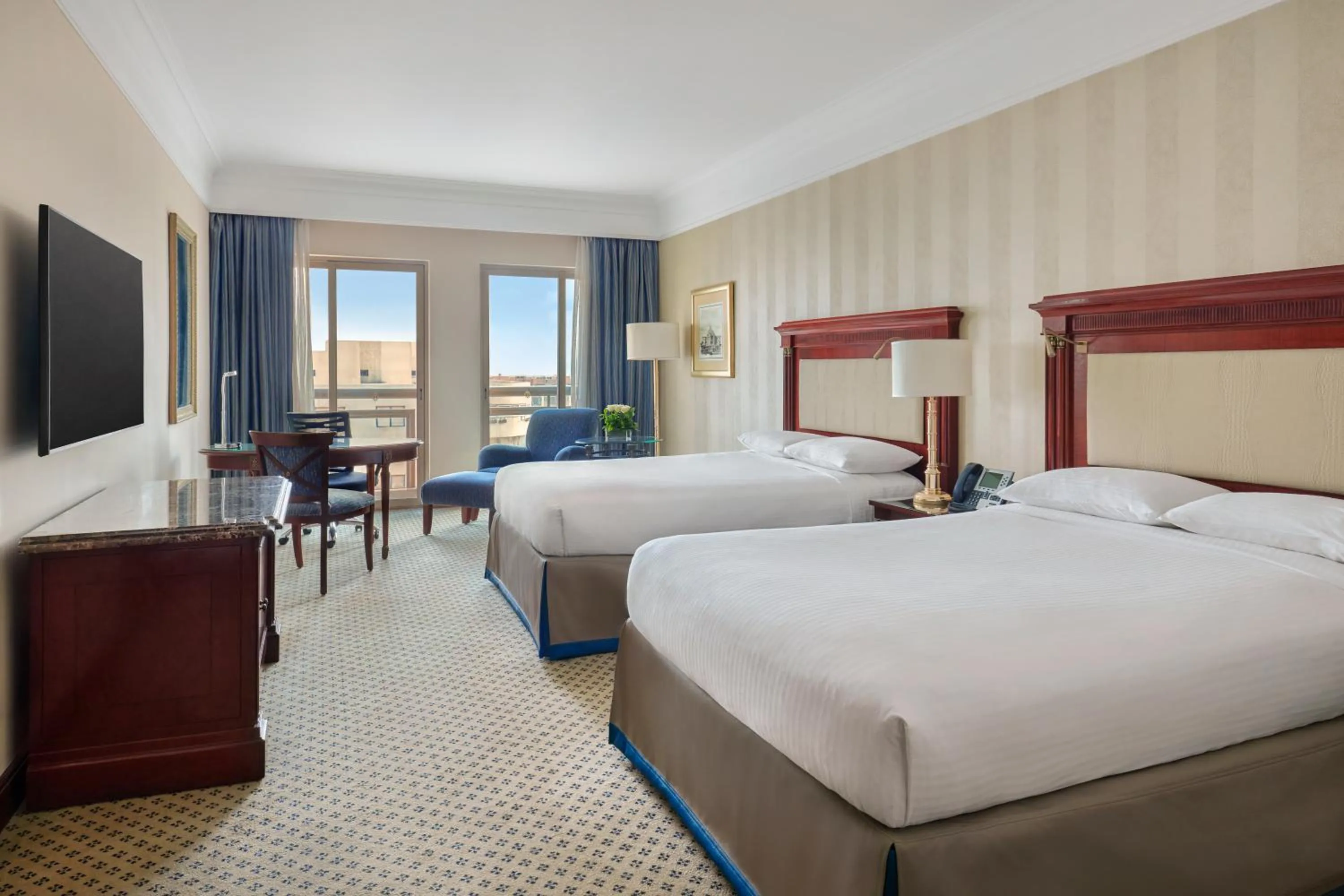 Bed in Intercontinental Cairo Citystars by IHG