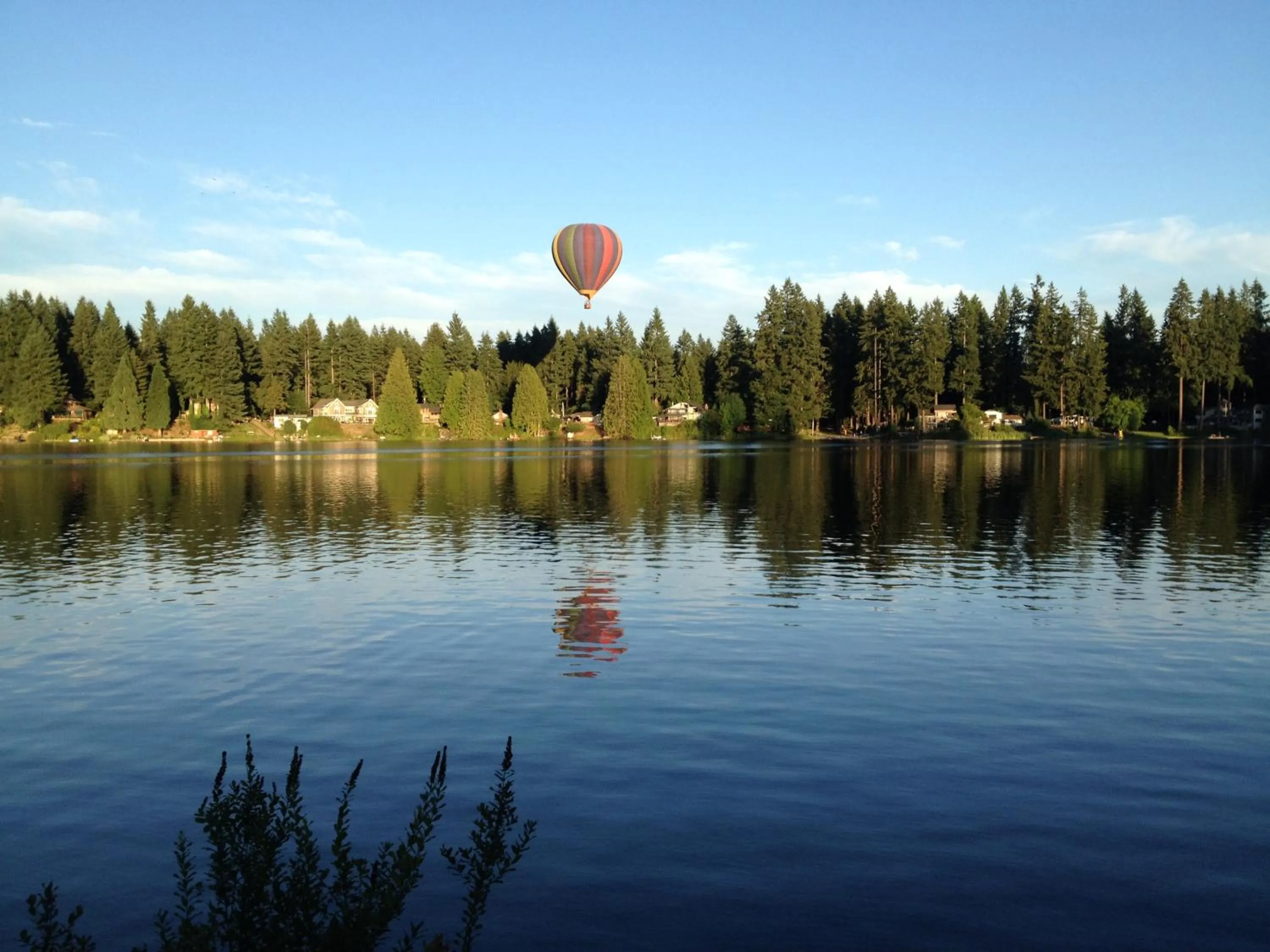 Lake view in Cottage Lake Bed and Breakfast