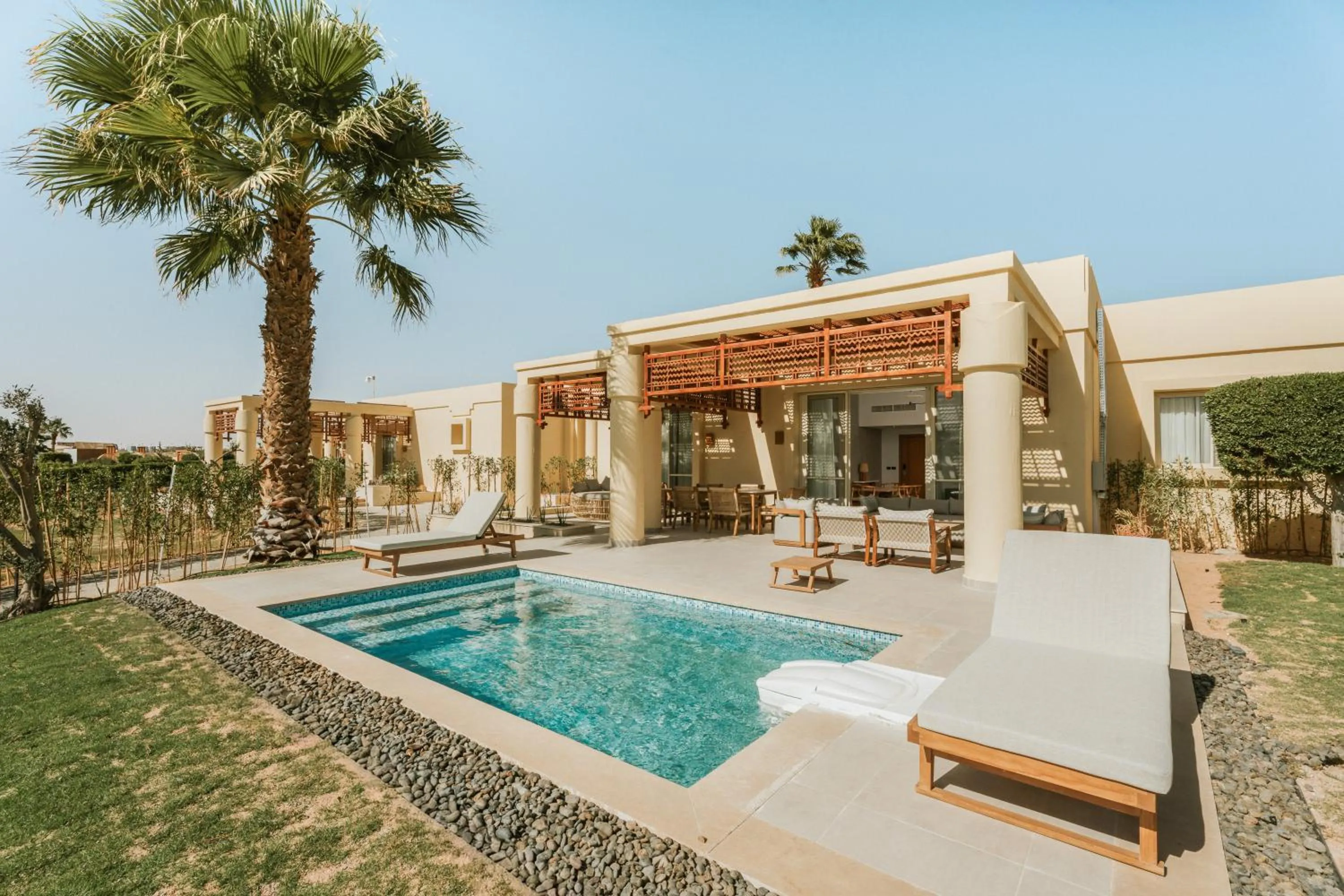 Pool view in Sheraton Soma Bay Resort