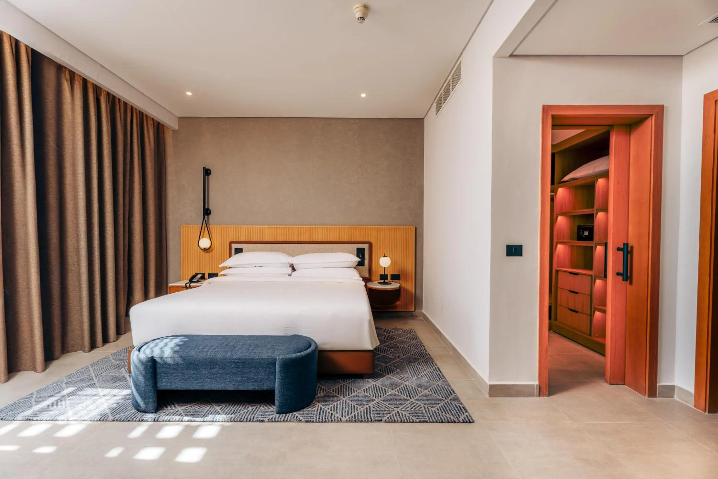 Bed in Sheraton Soma Bay Resort