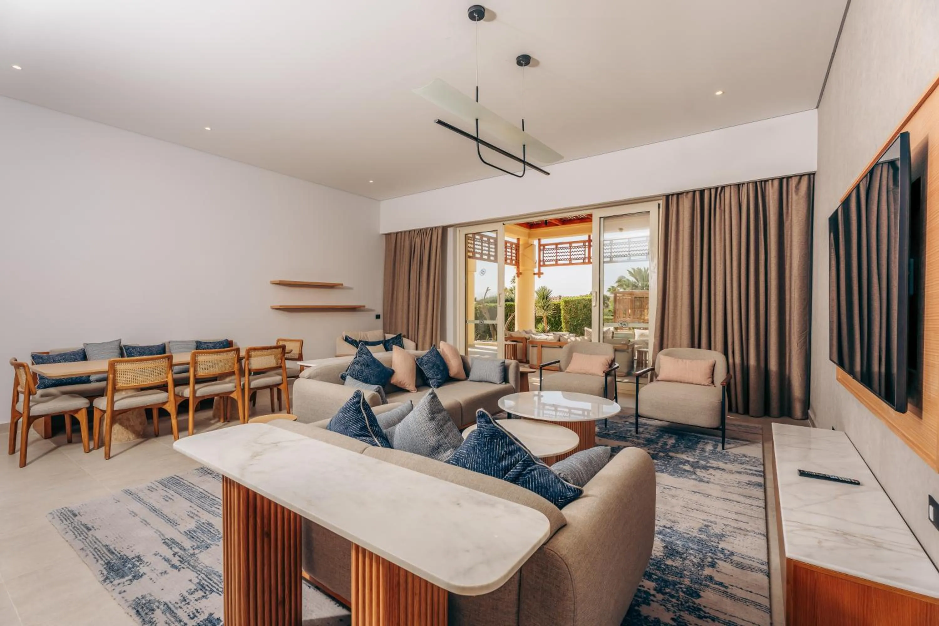 Living room in Sheraton Soma Bay Resort